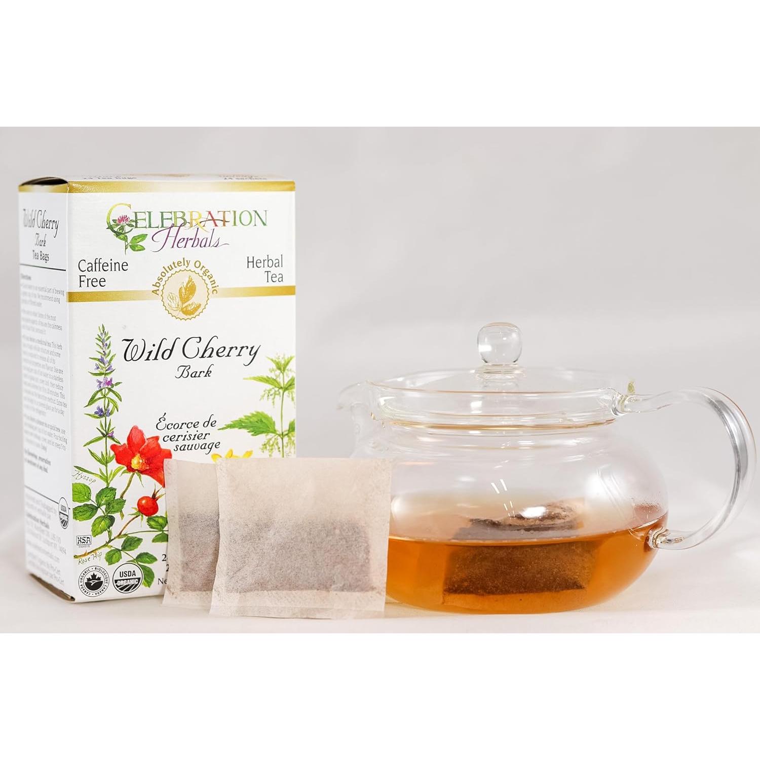 Té de Corteza de Cereza Silvestre Celebration Herbals 24 Bolsitas