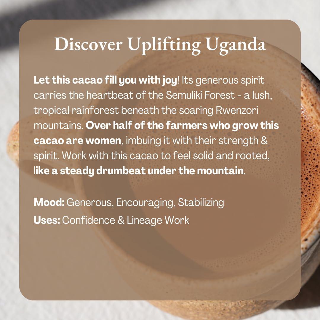 Cacao Ceremonial Orgánico Ora - Uganda Elevador 227g - Sin Azúcar