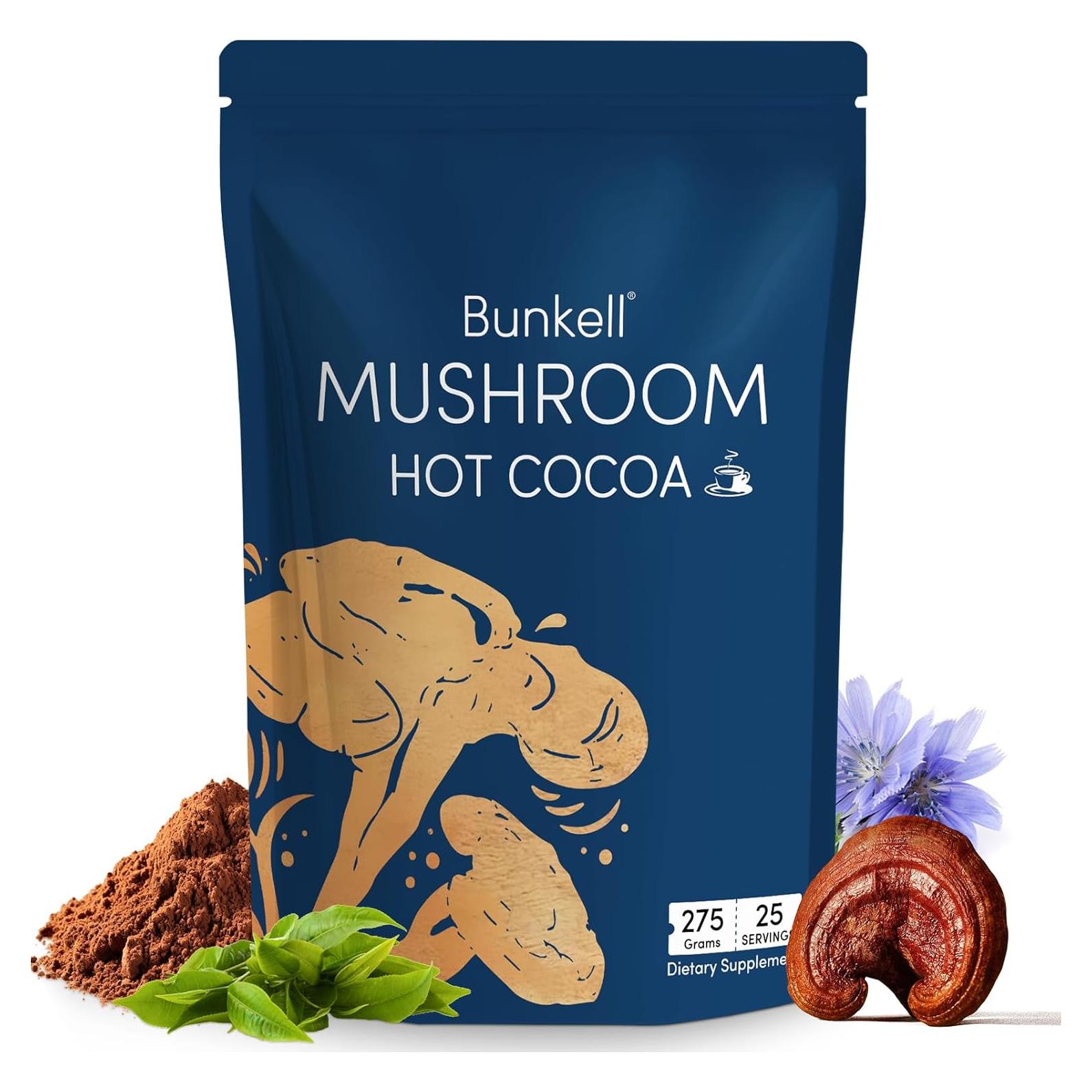 Cacao Caliente de Champiñones Bunkell 25 Porciones 177ml