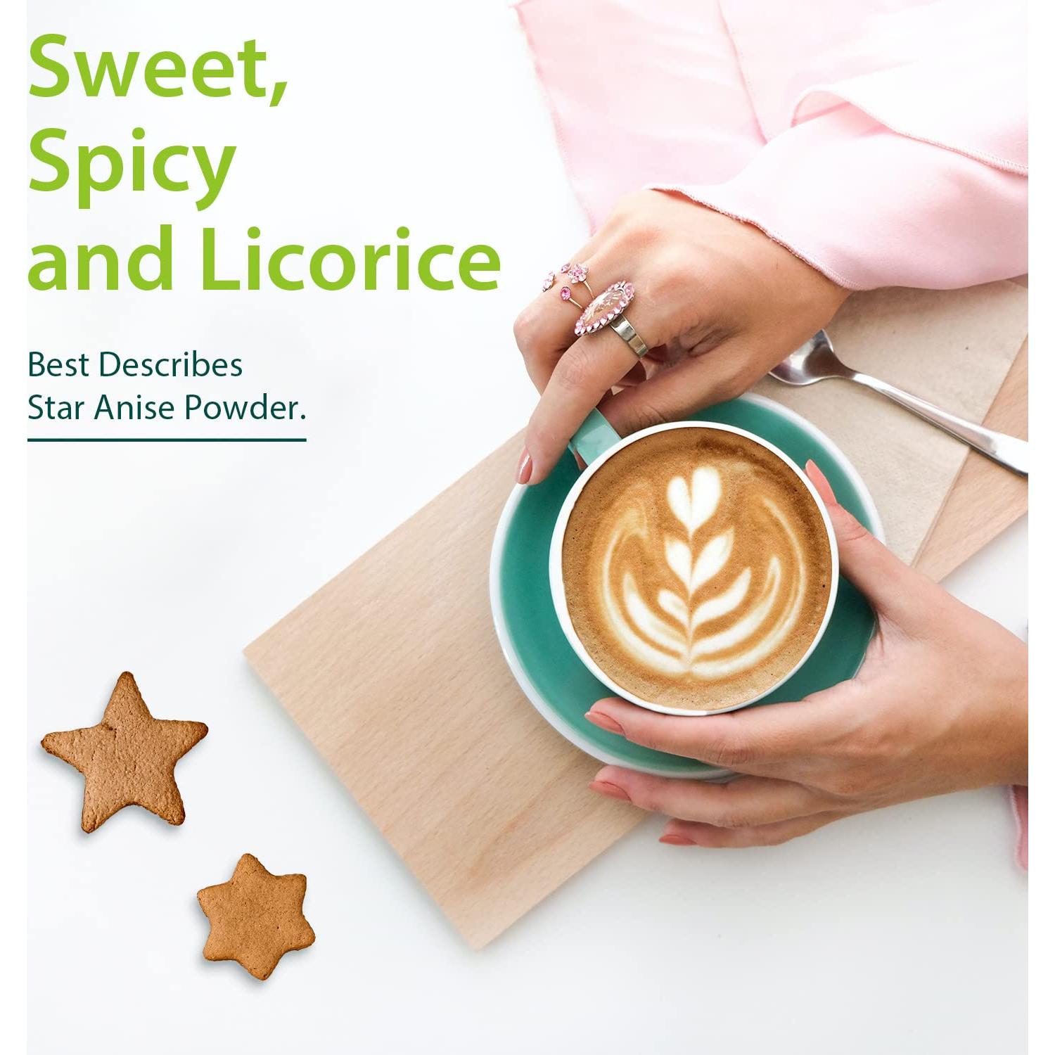 Polvo Orgánico de Anís Estrellado Soeos 37g - Especia Natural