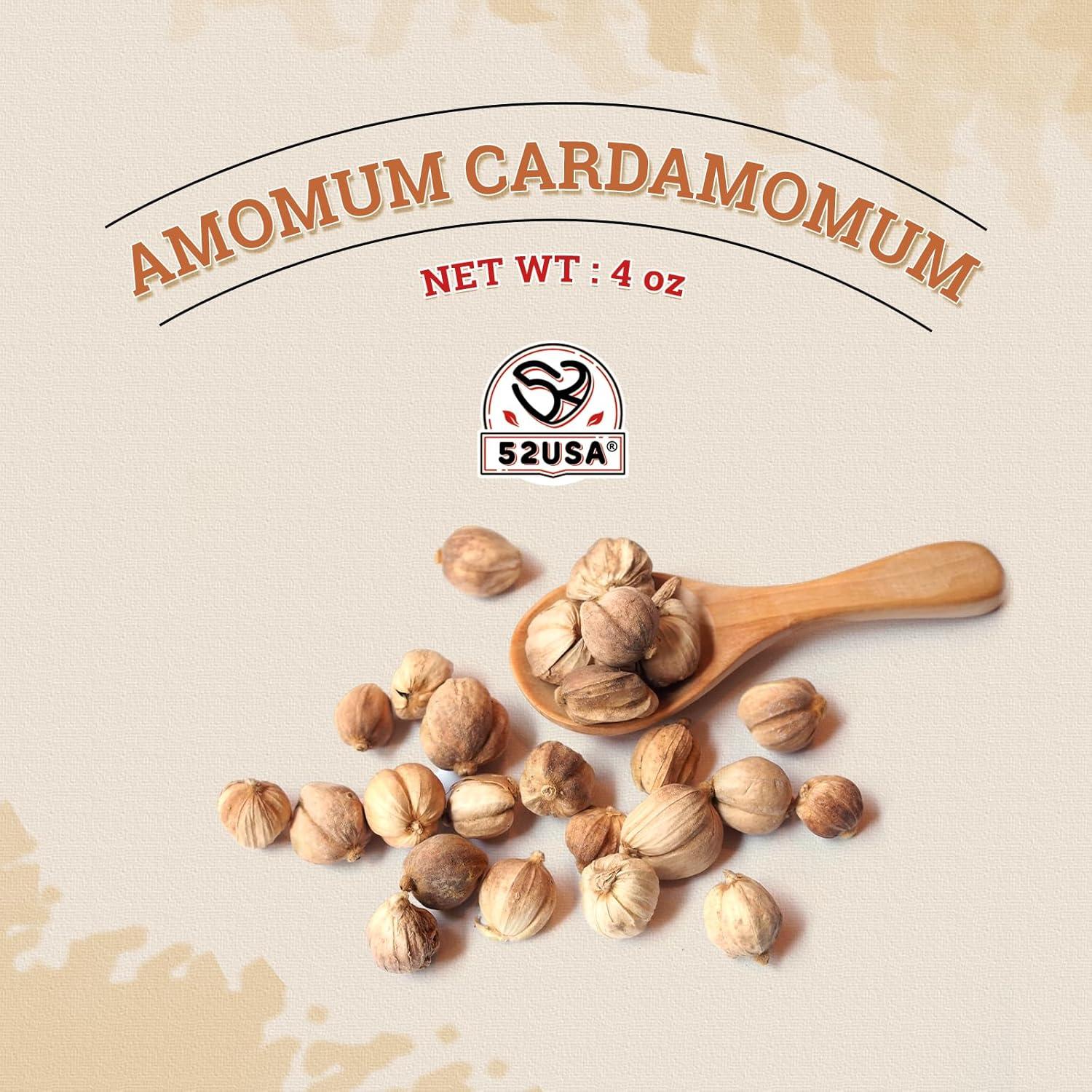 Vainas de Cardamomo Blanco 52USA 113g - Sin OGM, Aromático