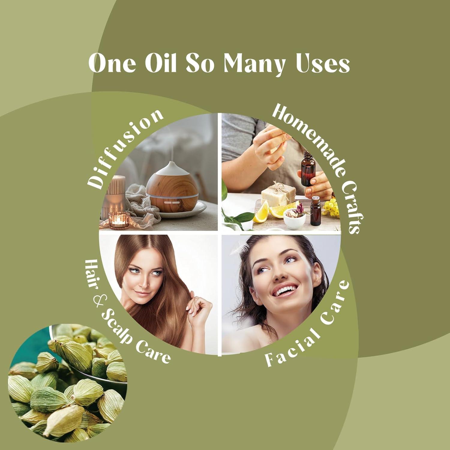 Aceite Esencial de Cardamomo 30 ml - LotusJoy Puro y Natural