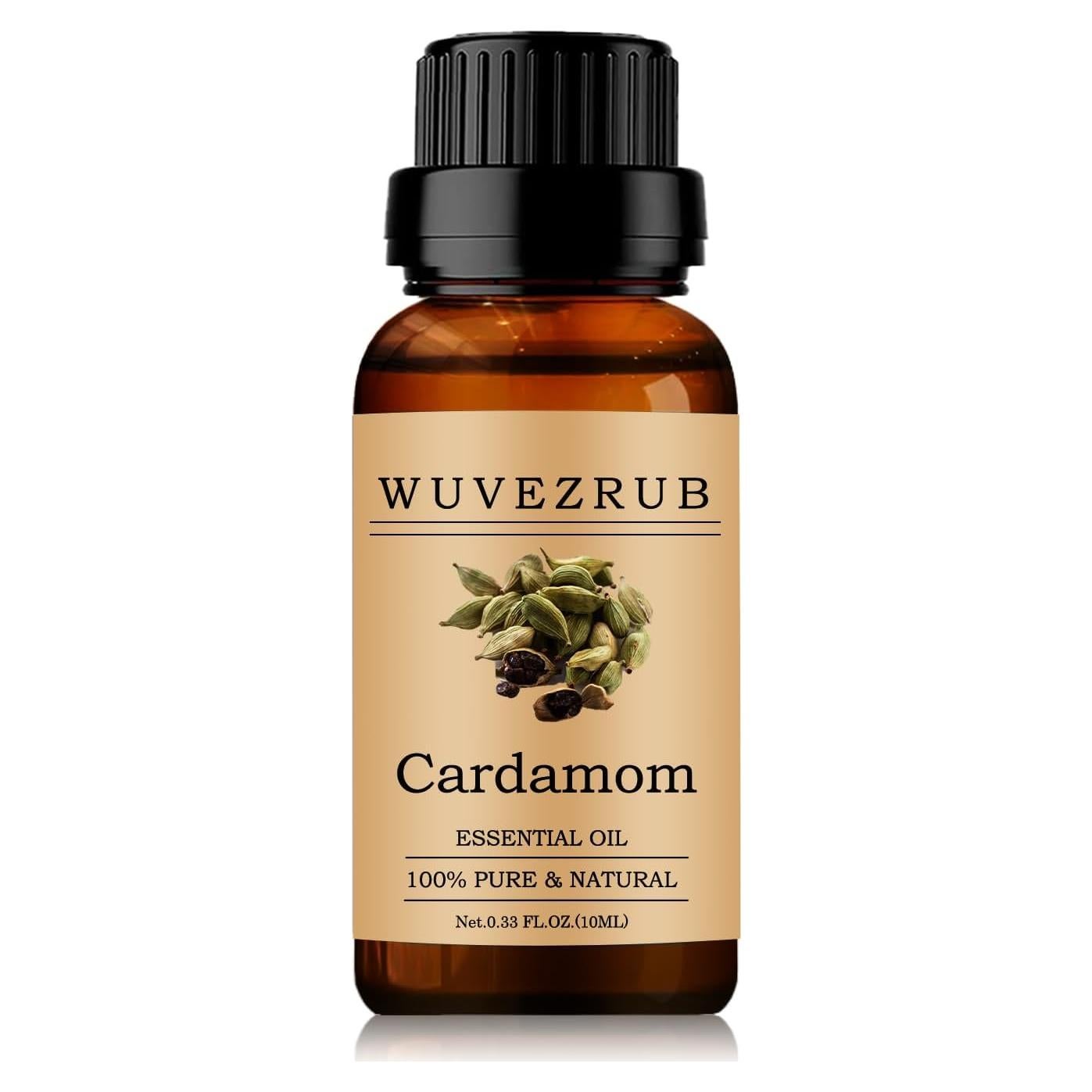 Aceite Esencial de Cardamomo Orgánico Wuvezrub 10ML Puro