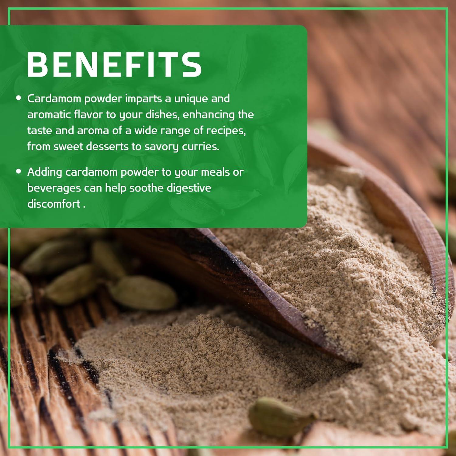 Polvo de Cardamomo Orgánico Jiva 100g - Premium, Aromático