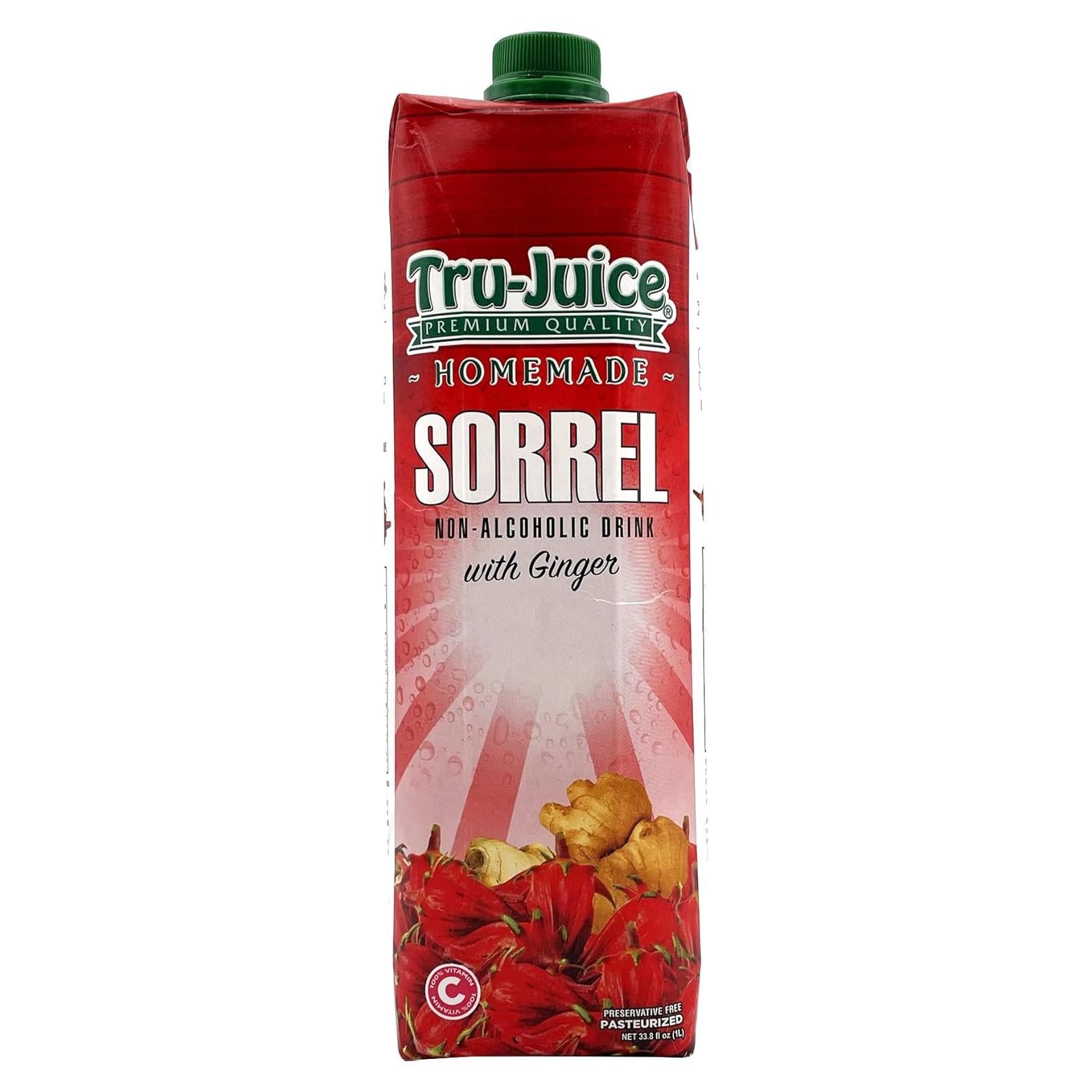 Jugo Casero Tru-Juice Sorrel y Jengibre 1 Litro