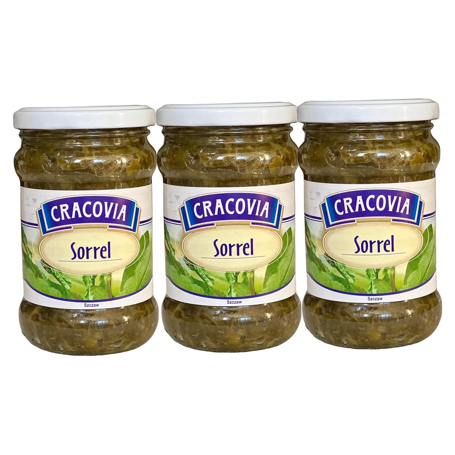 Sorbete Cracovia 300g - Sorrell Polaco Estilo Ruso - 3 Paquetes