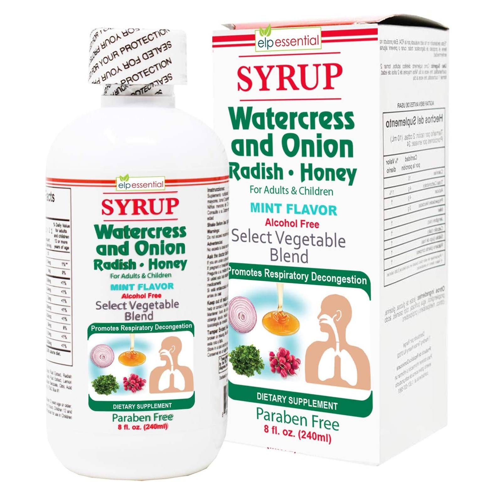 Jarabe de Berro y Cebolla Rábano EssentialProducts 226 g