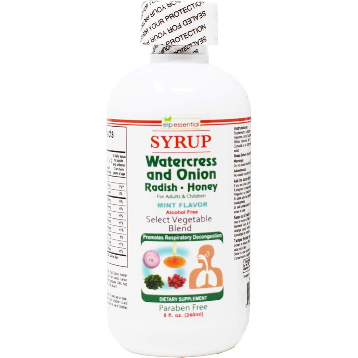 Jarabe de Berro y Cebolla Rábano EssentialProducts 226 g