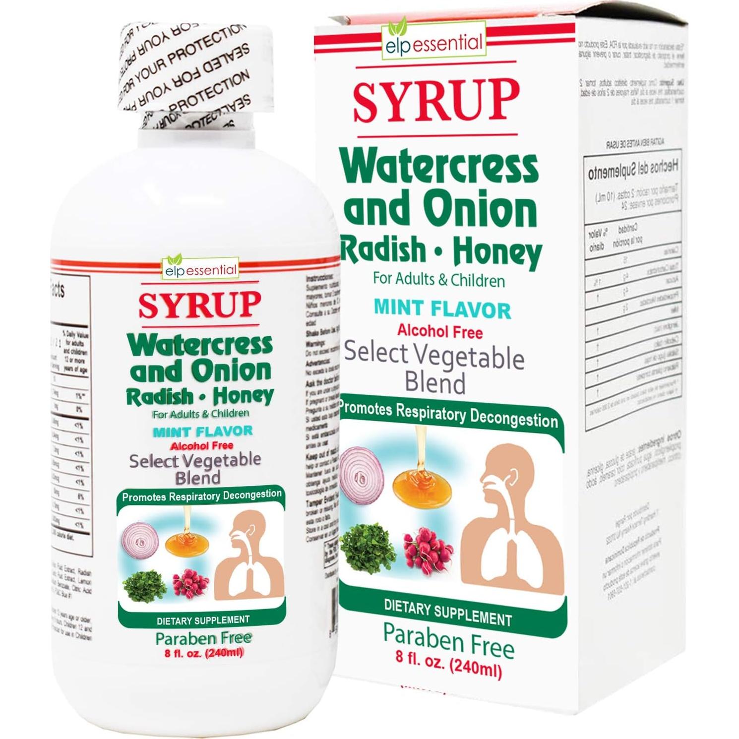 Jarabe de Berro y Cebolla Rábano EssentialProducts 226 g