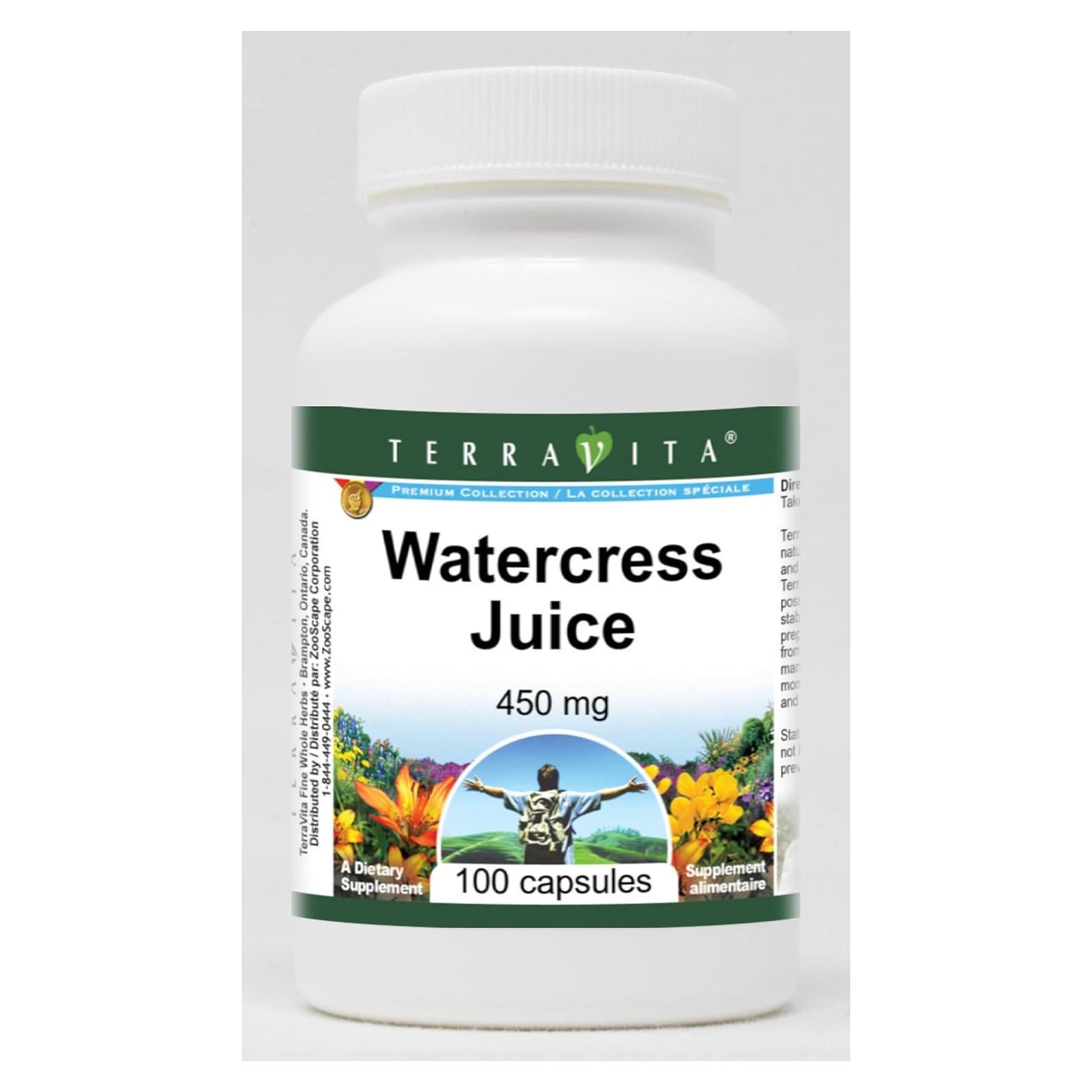 Jugo de Berro TerraVita 450 mg 100 Cápsulas