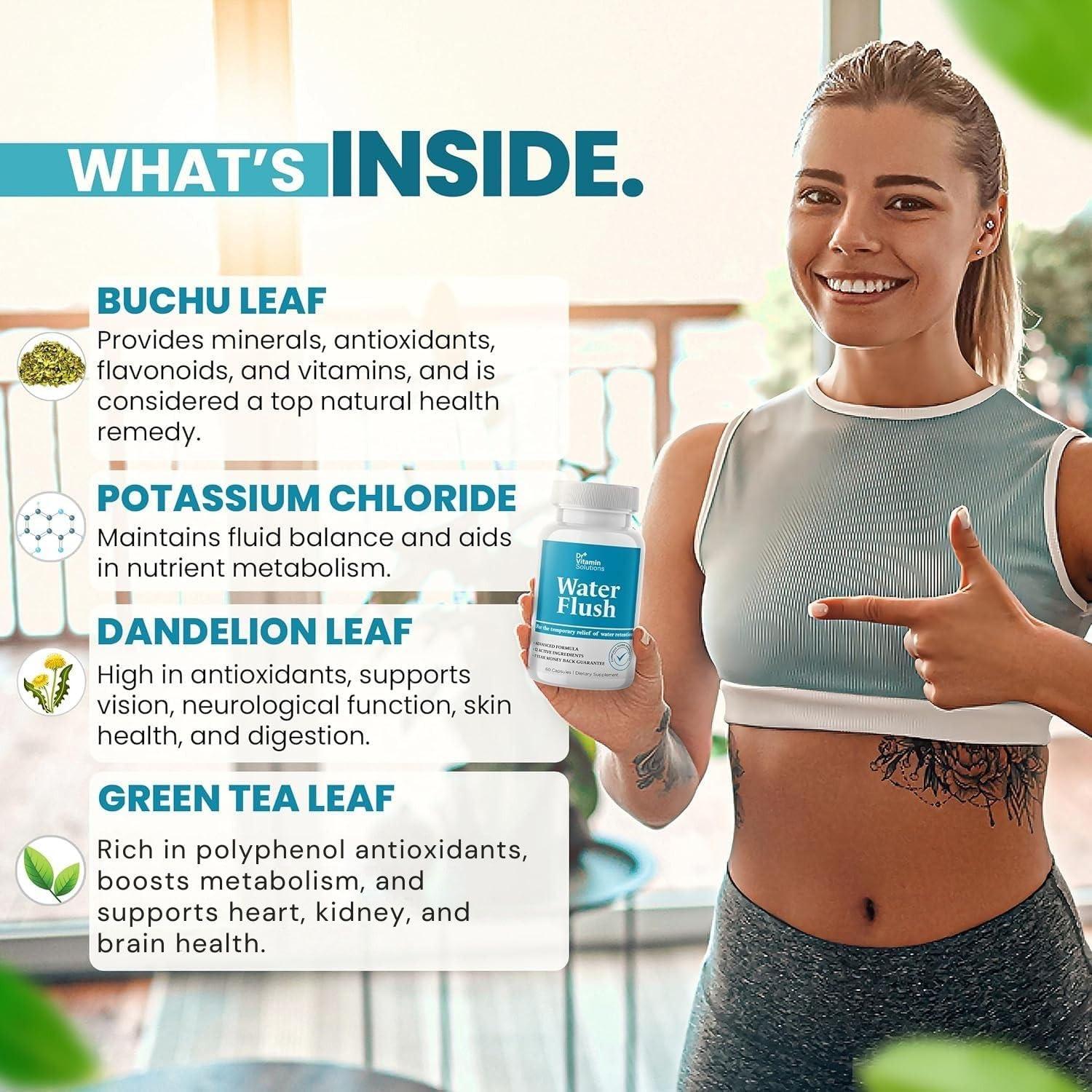 Píldoras Diuréticas Dr Vitamin Solutions 120 Cápsulas - Té Verde