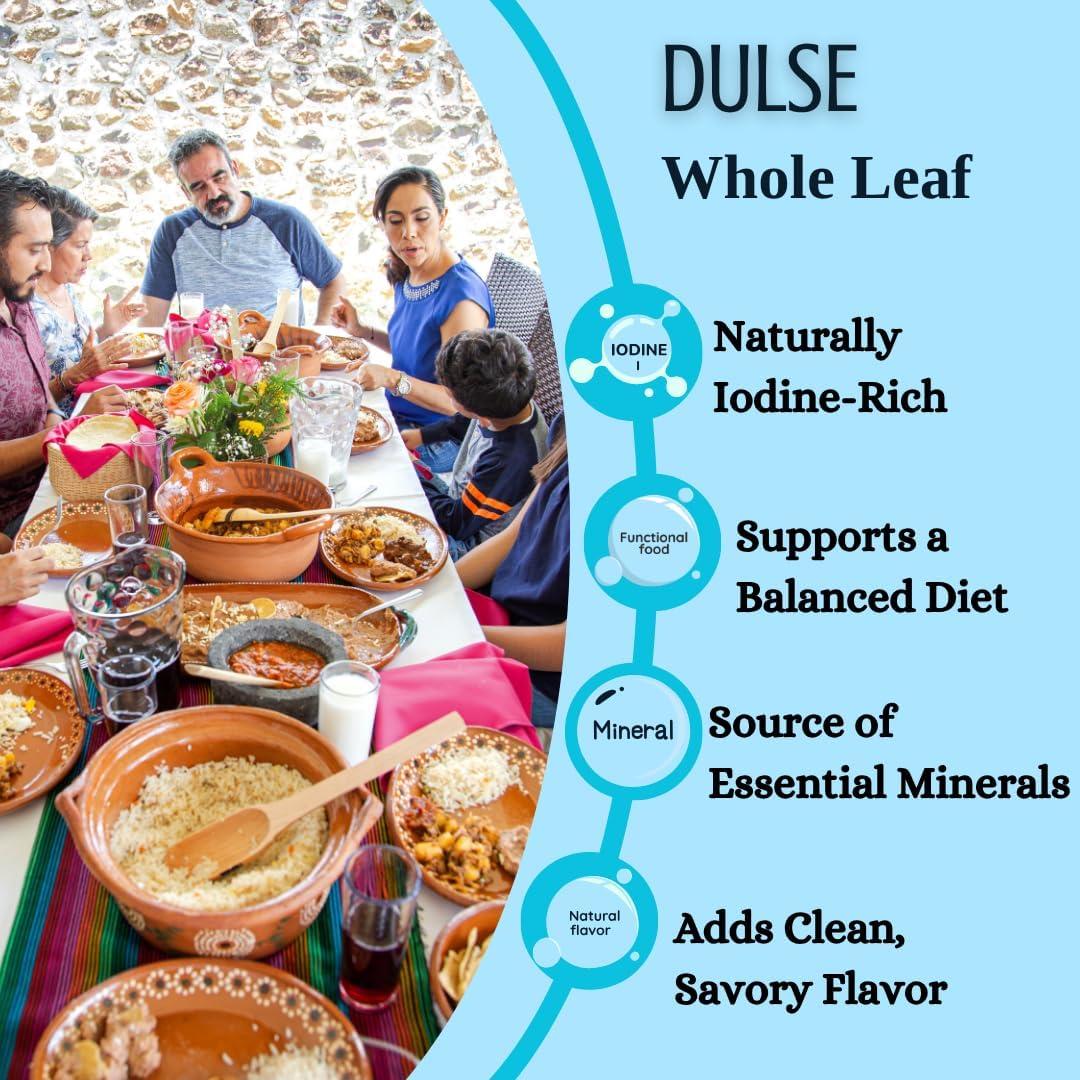 Dulse Orgánica Aqua Veggies 99.22g - Alga Marina del Atlántico