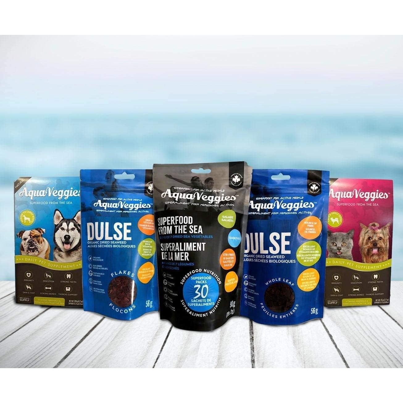 Dulse Orgánica Aqua Veggies 99.22g - Alga Marina del Atlántico