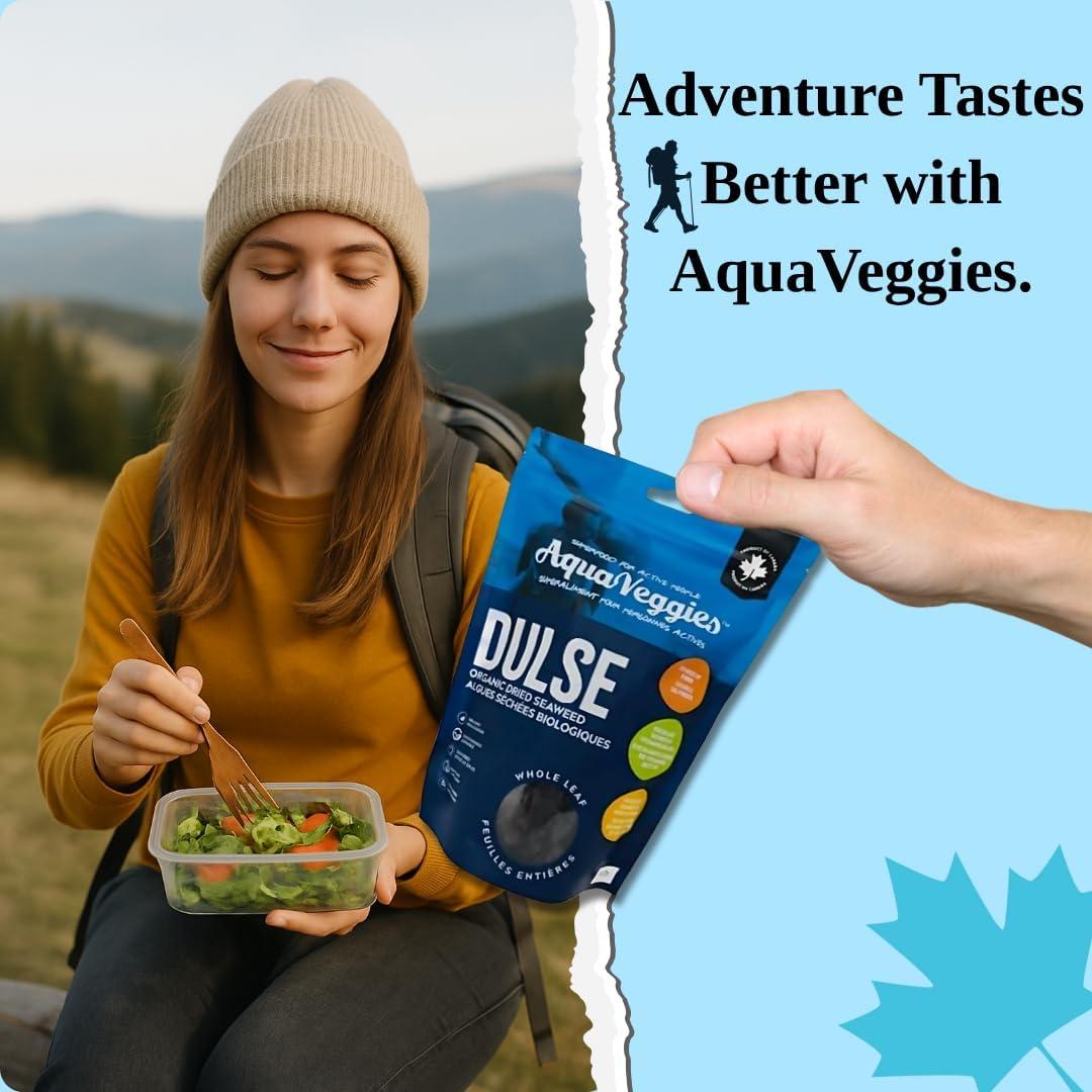 Dulse Orgánica Aqua Veggies 99.22g - Alga Marina del Atlántico