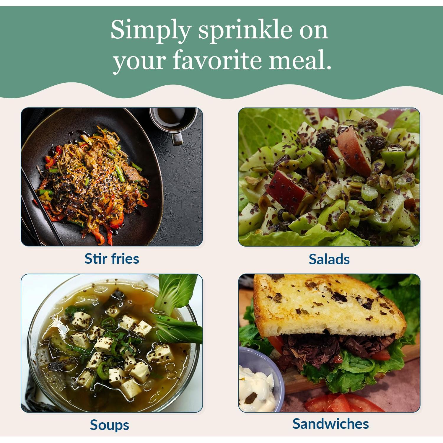 Paquete de Condimentos Marinos Maine Coast - Dulse, Kelp y Mezcla