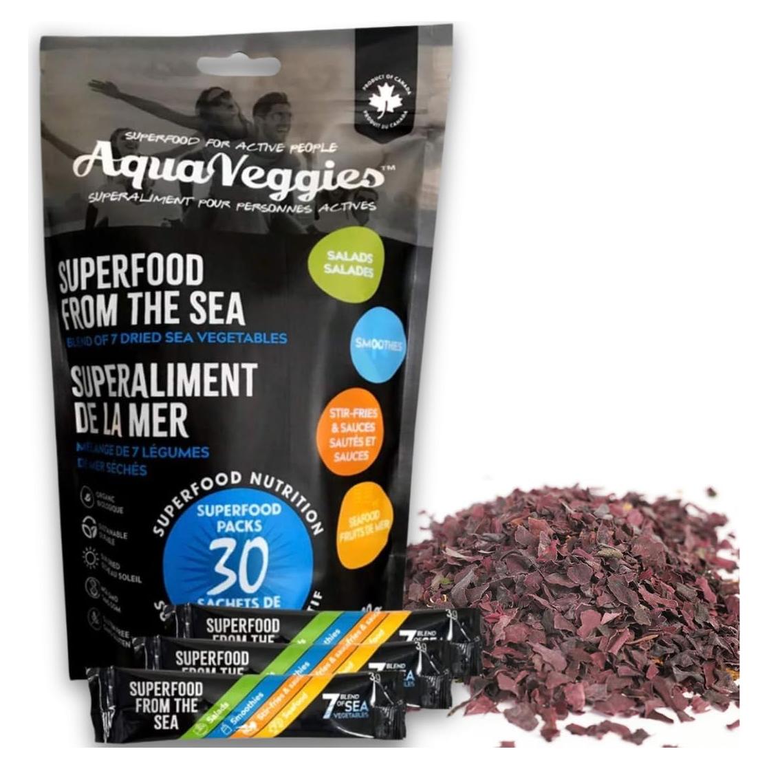Algas Dulse Orgánicas Aqua Veggies 90g - Superfood Marino