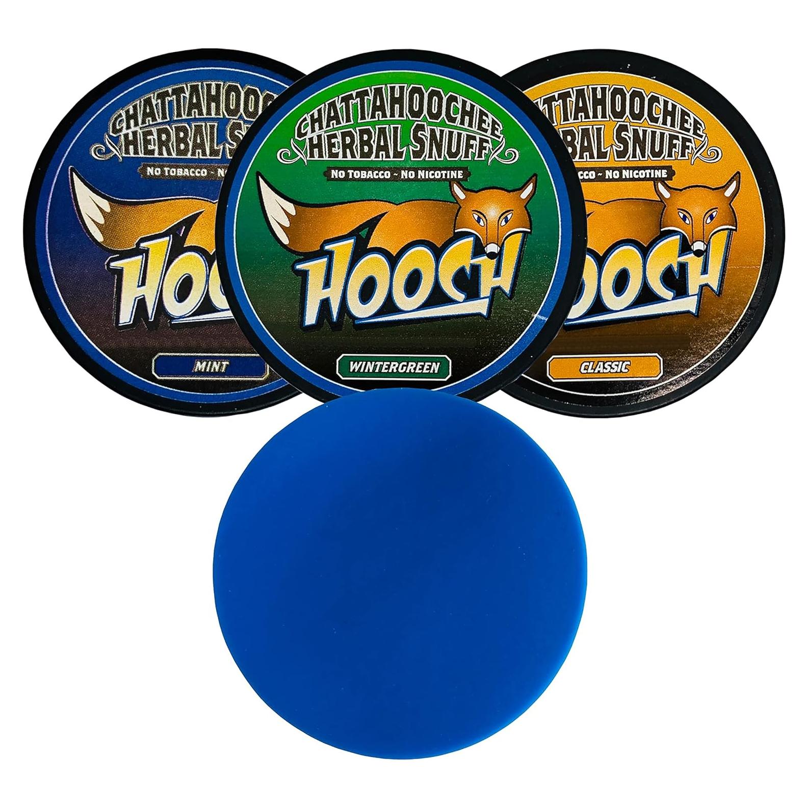 Muestra 3 Latas Hooch Herbal Snuff Corte Fino + Funda Azul