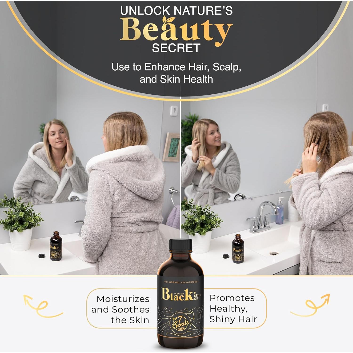 Aceite de Semilla Negra 7 Seeds 120ml - Soporte Inmunológico y Salud