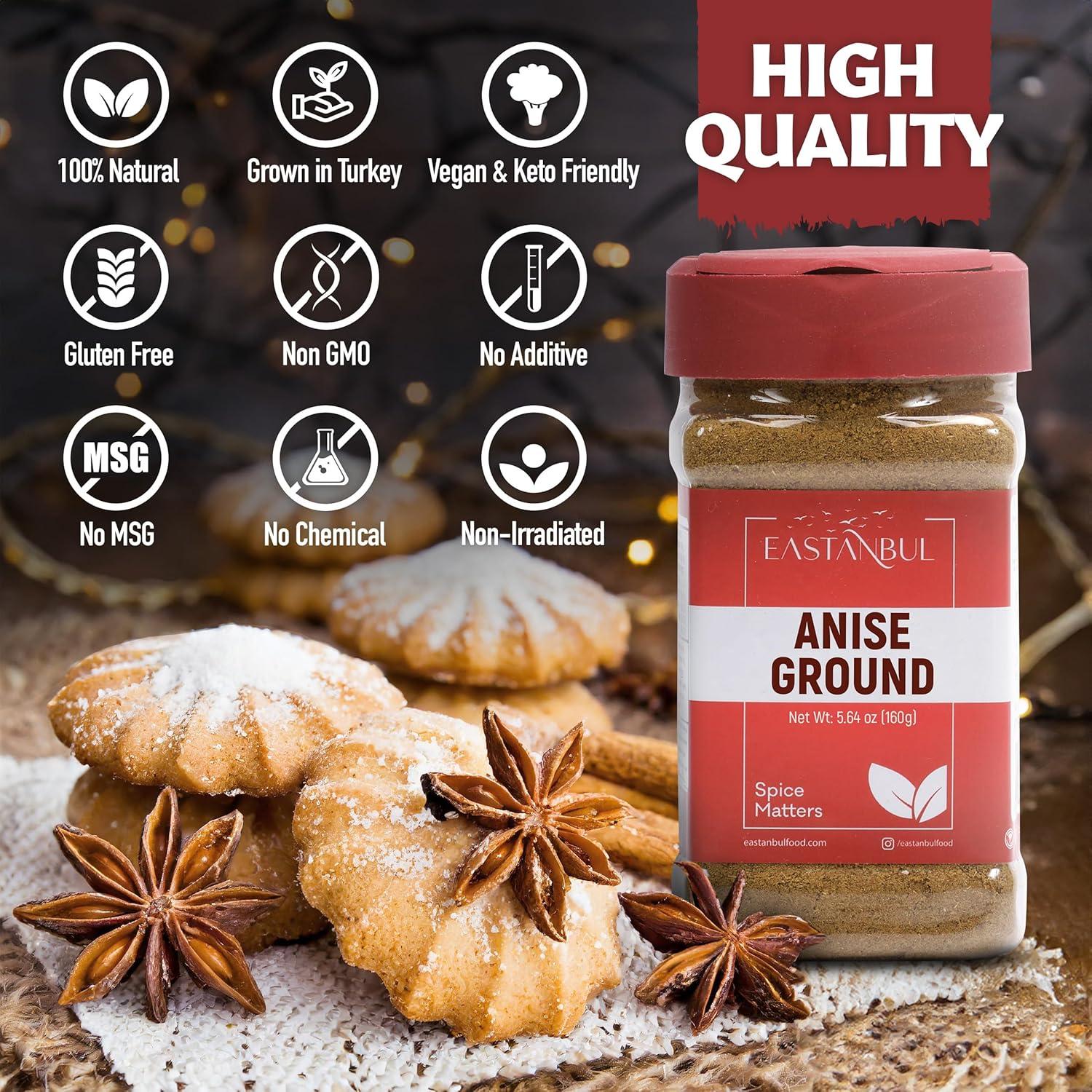 Anís Molido Eastanbul 160g - Sabor Dulce y Aromático