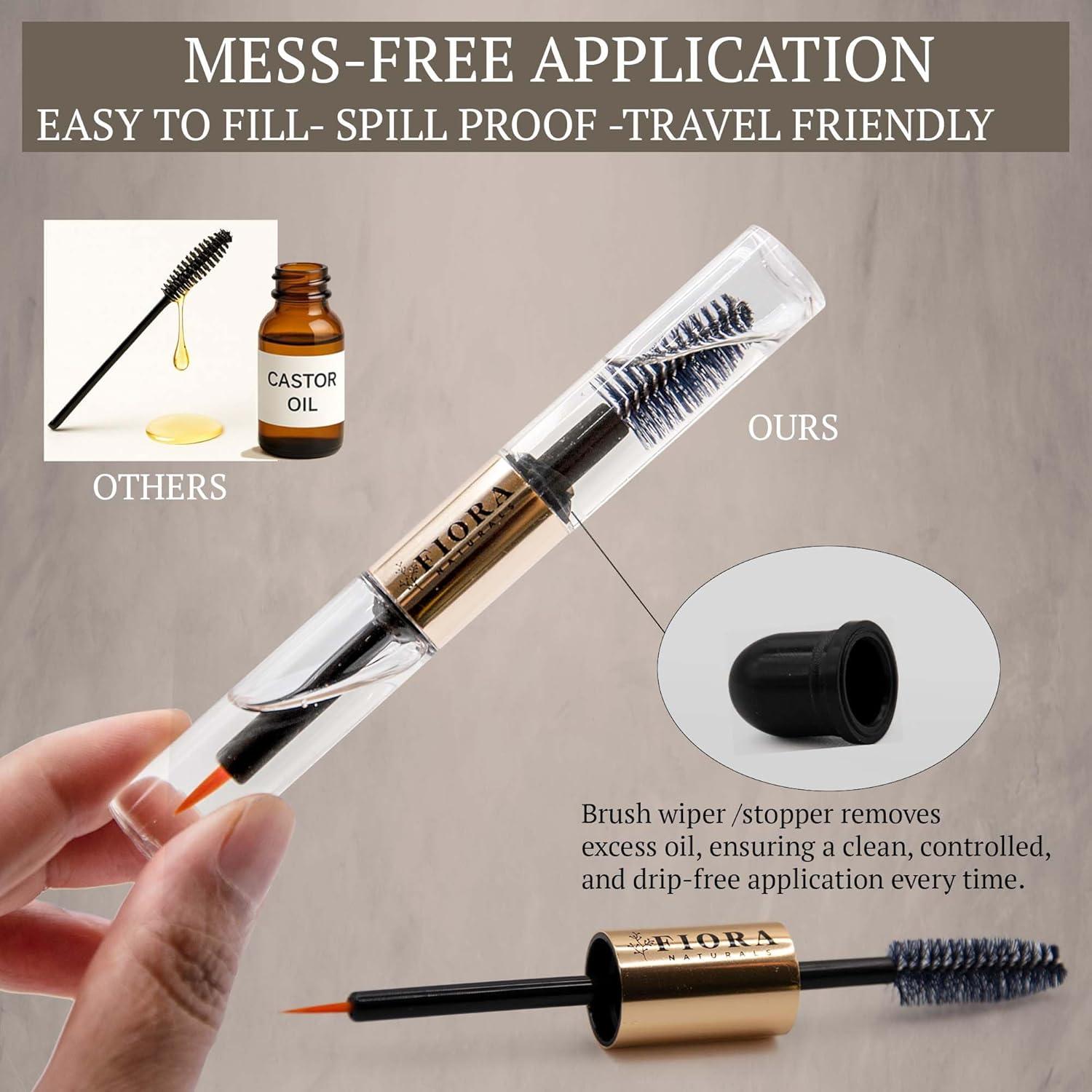 Aceite de Ricino Orgánico Fiora Naturals 30ml Prensado en Frío