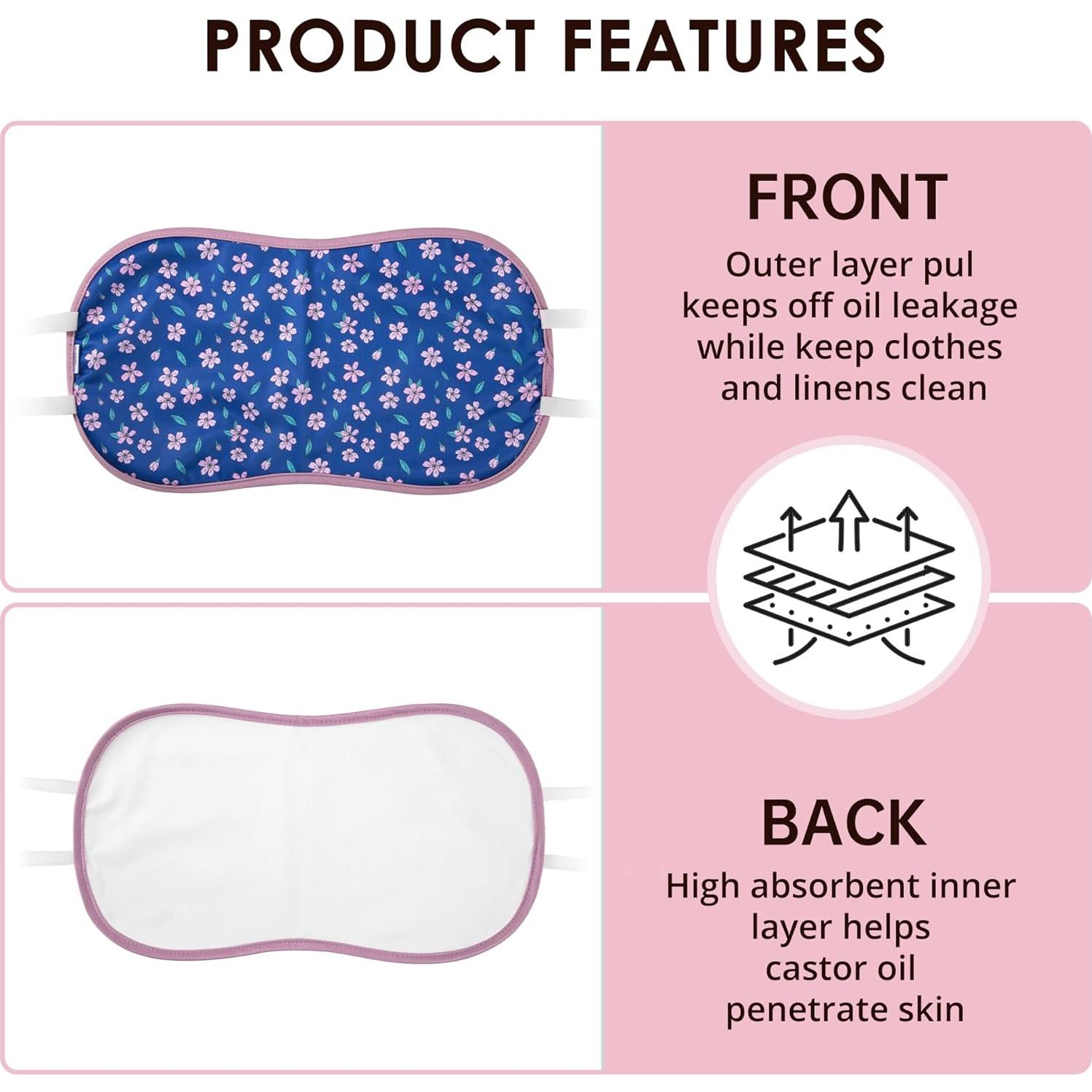 Envoltura de Aceite de Ricino Wegreeco Cereza Reutilizable 1Pc