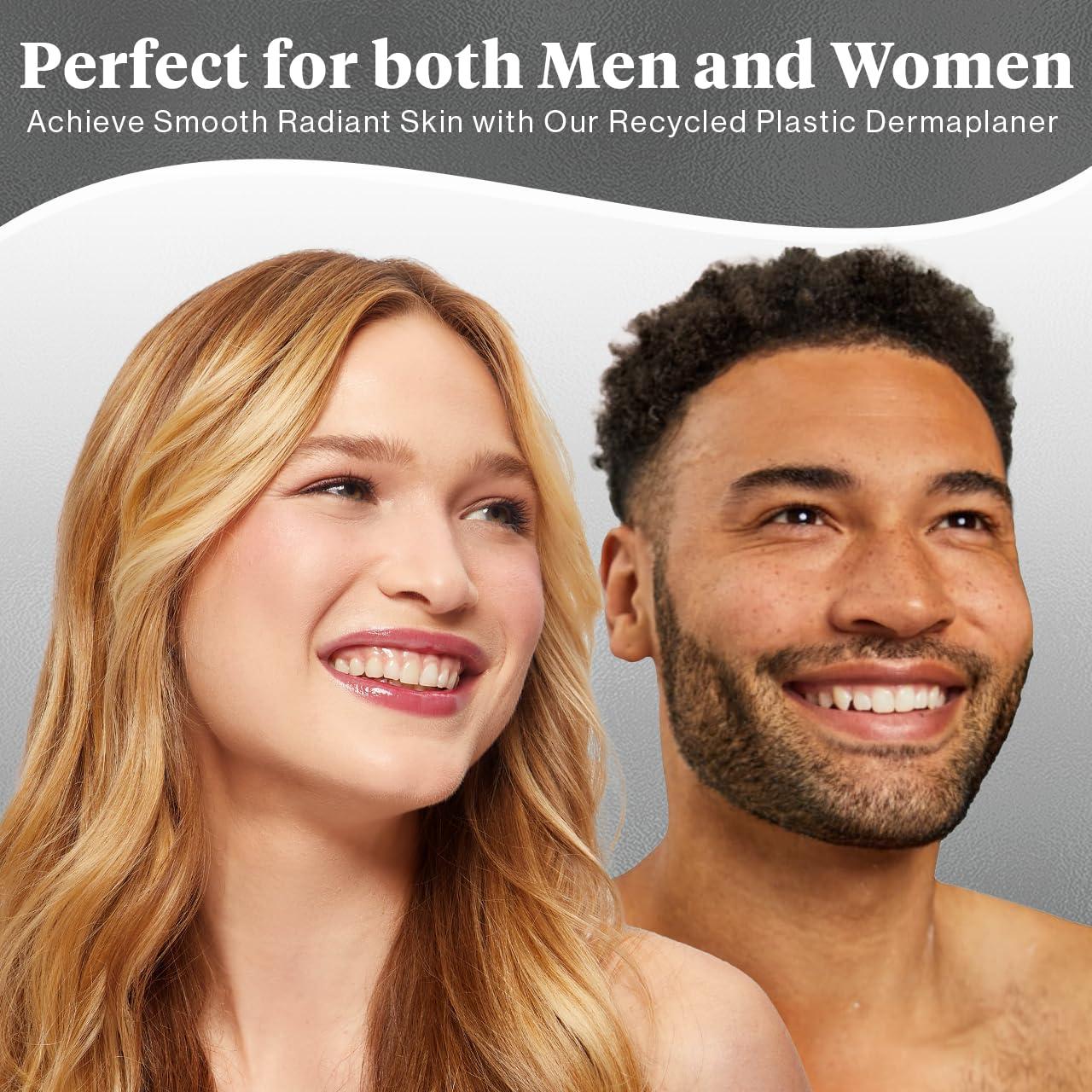 Afeitadoras Faciales Kitsch - Dermaplaning 6 Piezas Negro