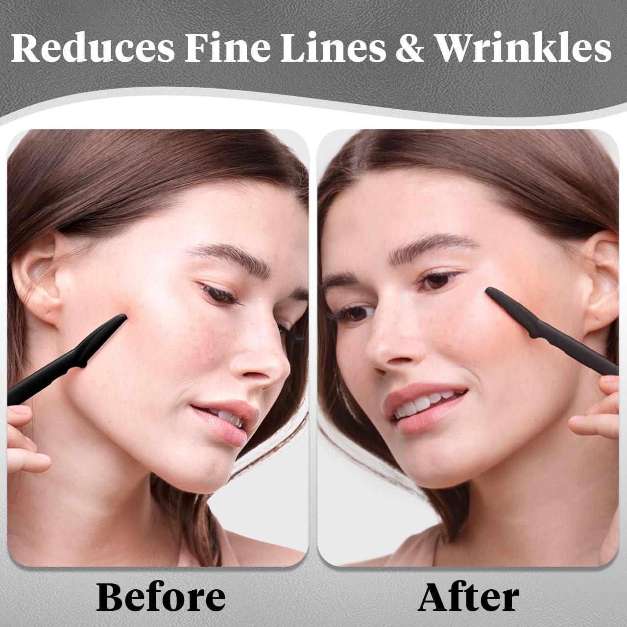 Afeitadoras Faciales Kitsch - Dermaplaning 6 Piezas Negro