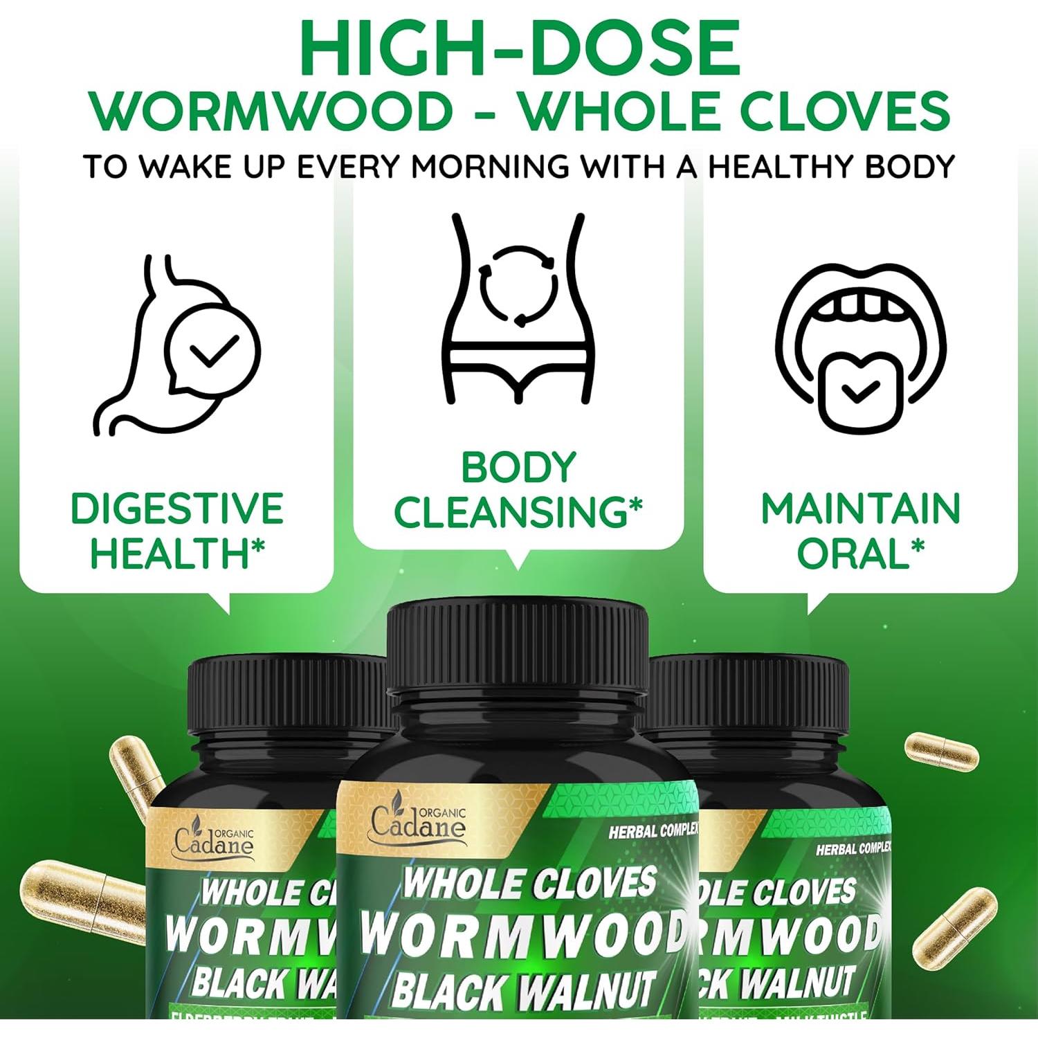 Cápsulas Digestivas Herbal Organic Cadane | 90 Unidades | No OGM, Vegano