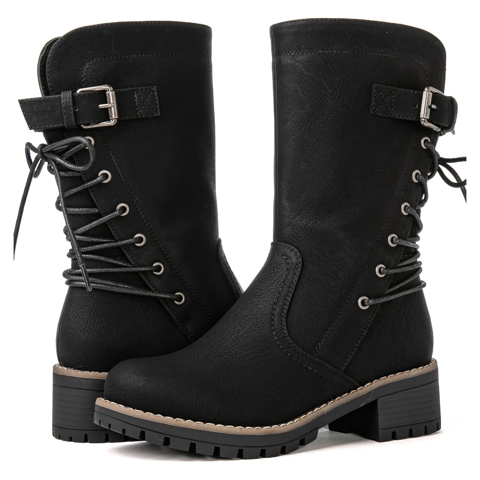 Botas de Motocicleta para Mujer Globalwin 19YY19 Negras