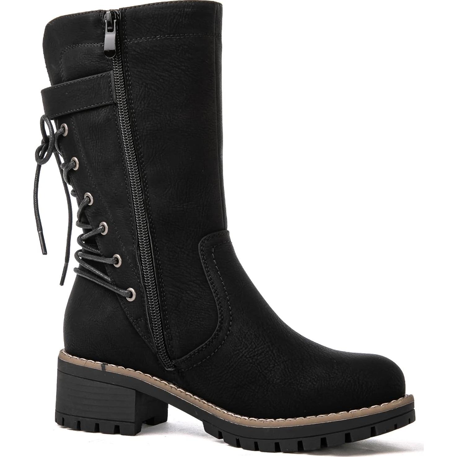 Botas de Motocicleta para Mujer Globalwin 19YY19 Negras