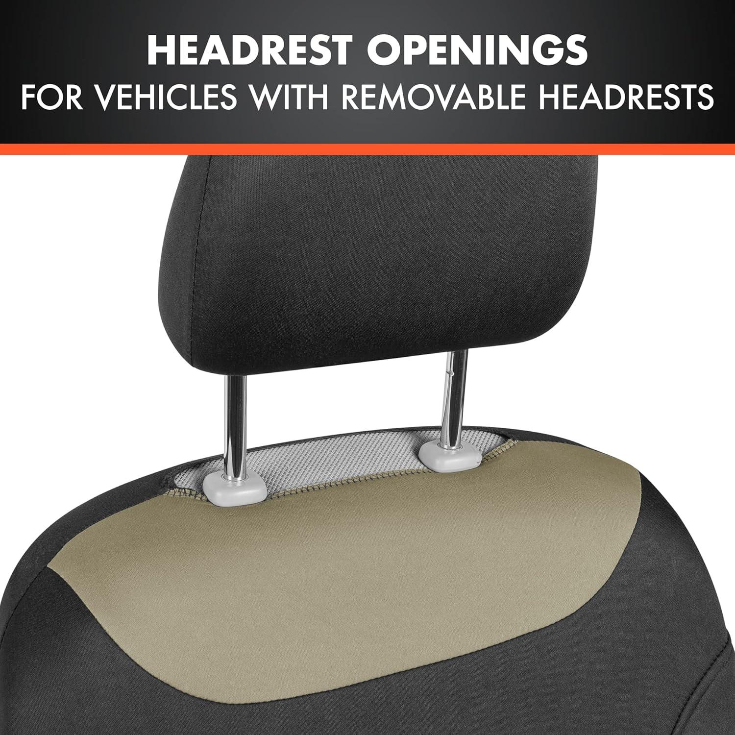 Cubiertas de Asientos BDK Turismo Beige Completo para Auto