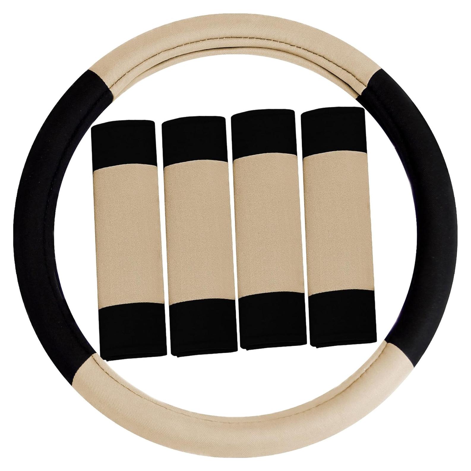 Funda de Volante y Almohadillas Beige FH Group FH2033BEIGE