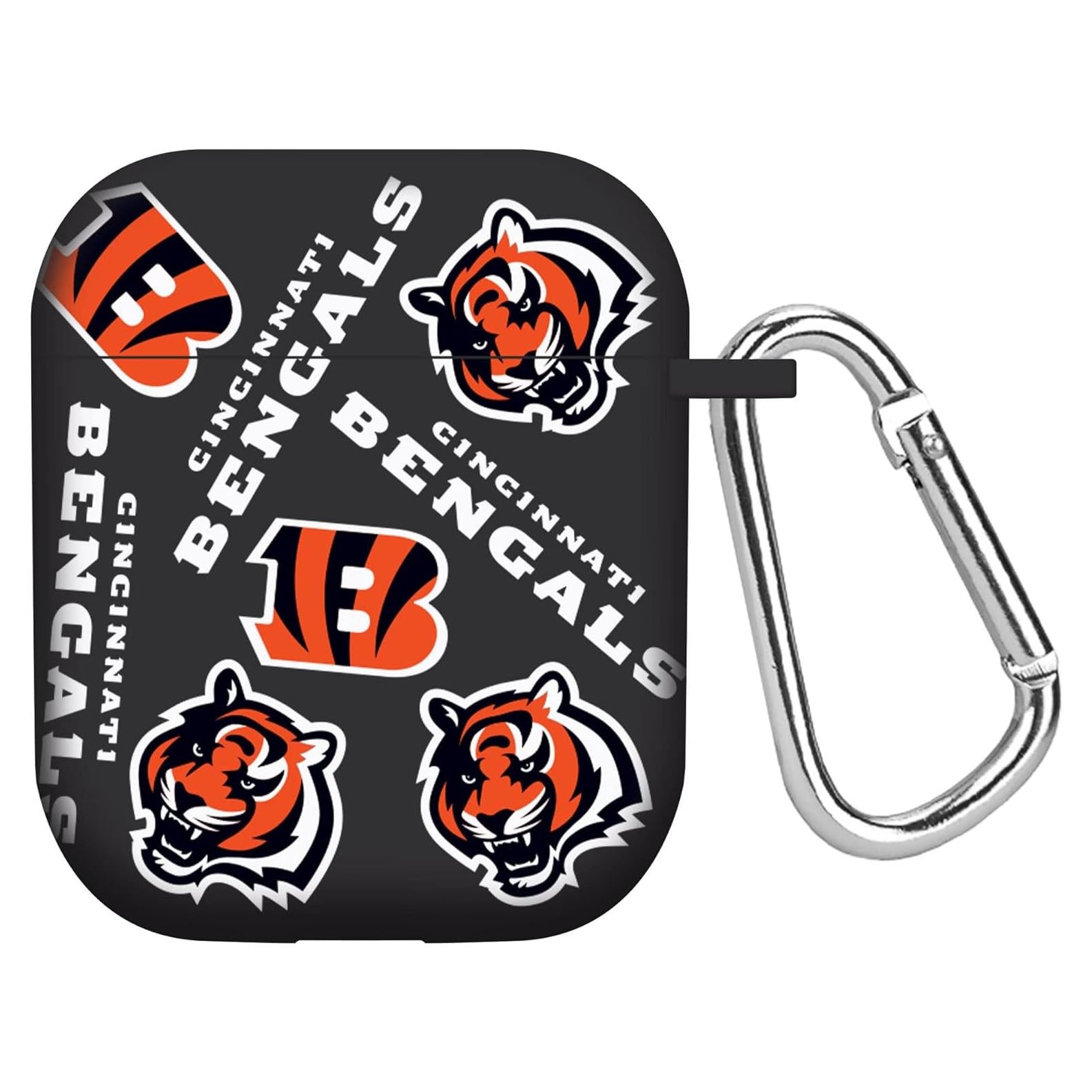 Funda HD Game Time Cincinnati Bengals para AirPods Gen 1 y 2