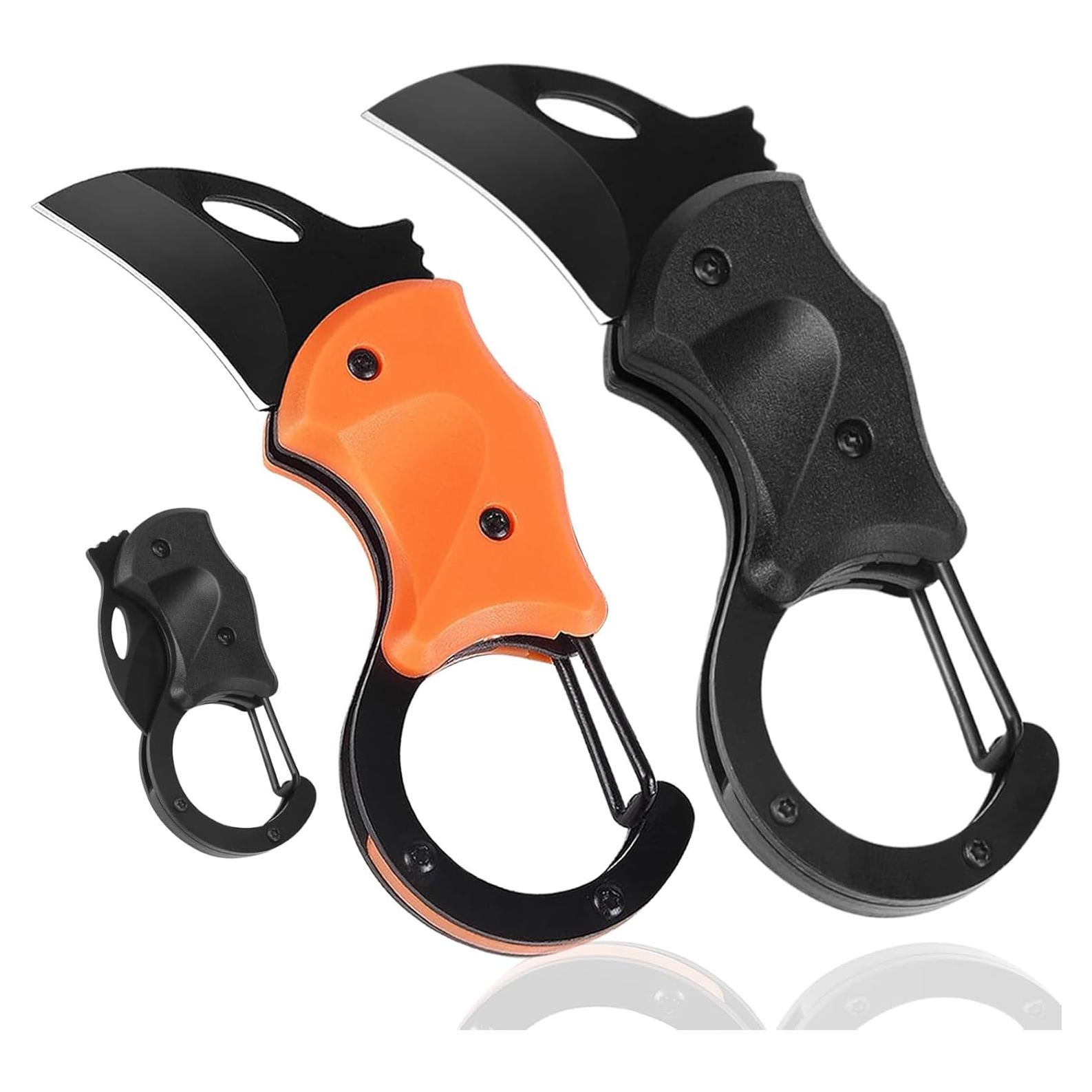 Paquete de 2 cuchillos de bolsillo GUANYISTO 10 cm EDC