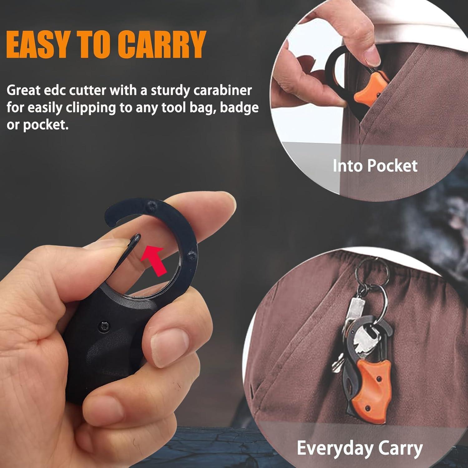 Paquete de 2 cuchillos de bolsillo GUANYISTO 10 cm EDC