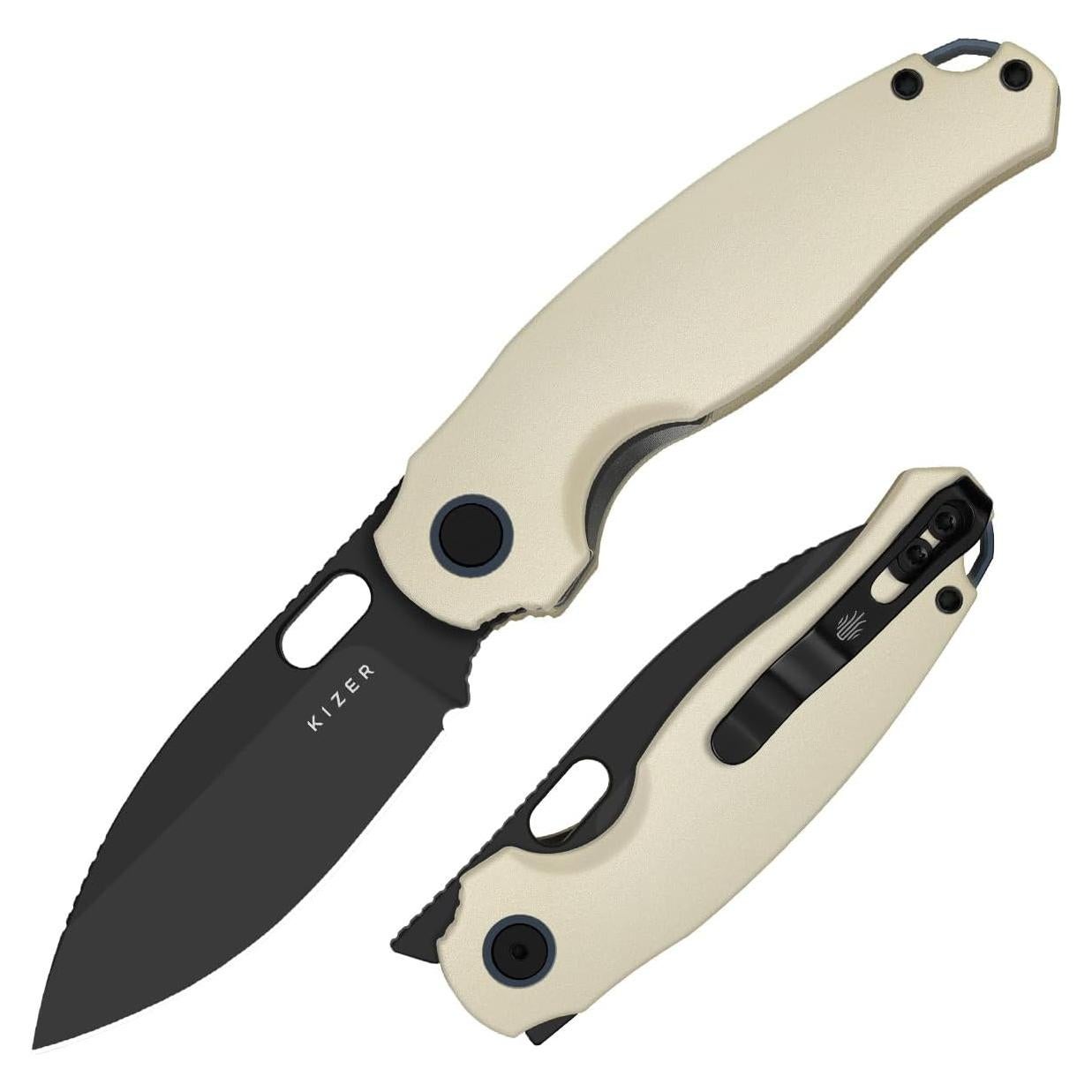 Cuchillo de bolsillo Kizer Seagull EDC 7.47 cm Aluminio Plegable