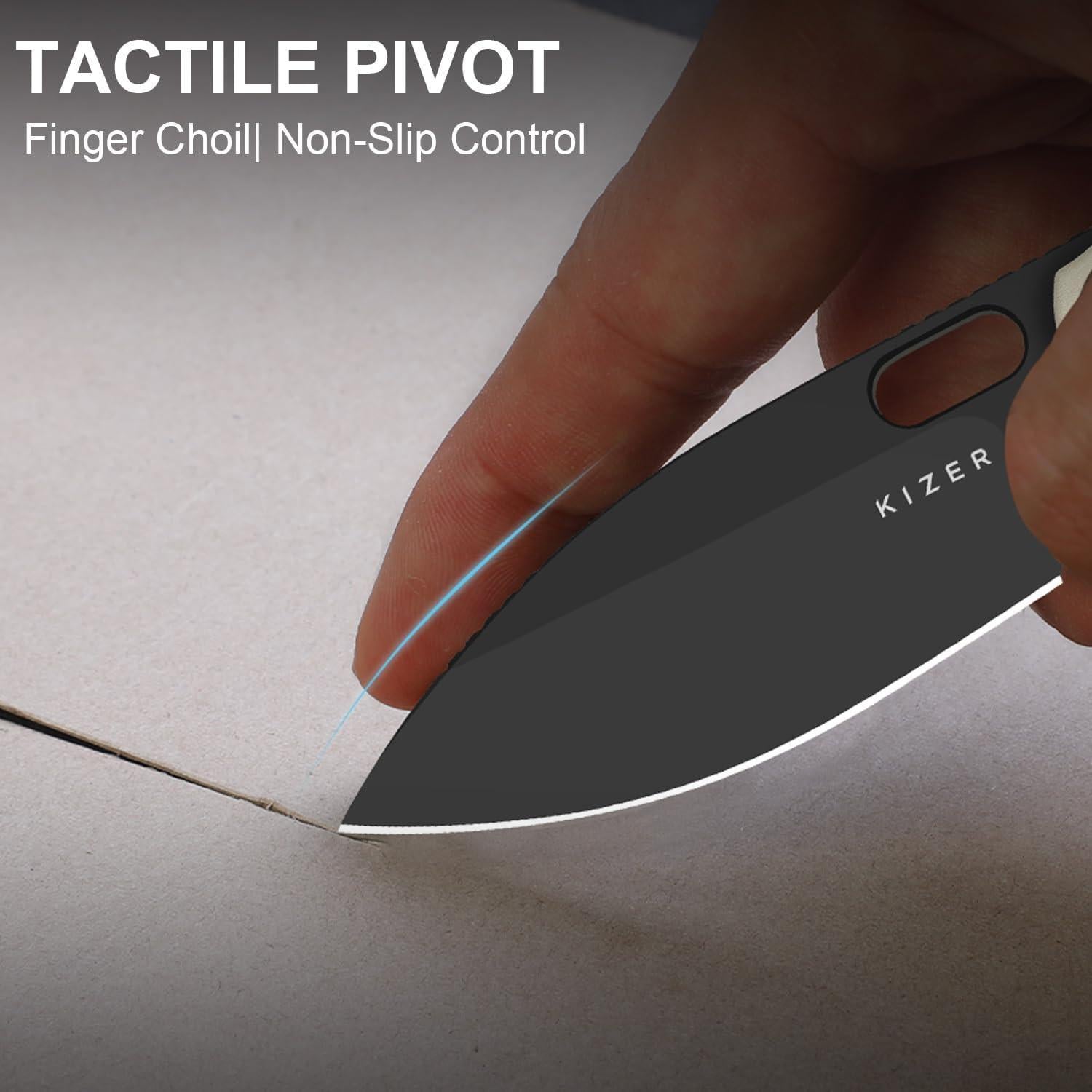 Cuchillo de bolsillo Kizer Seagull EDC 7.47 cm Aluminio Plegable