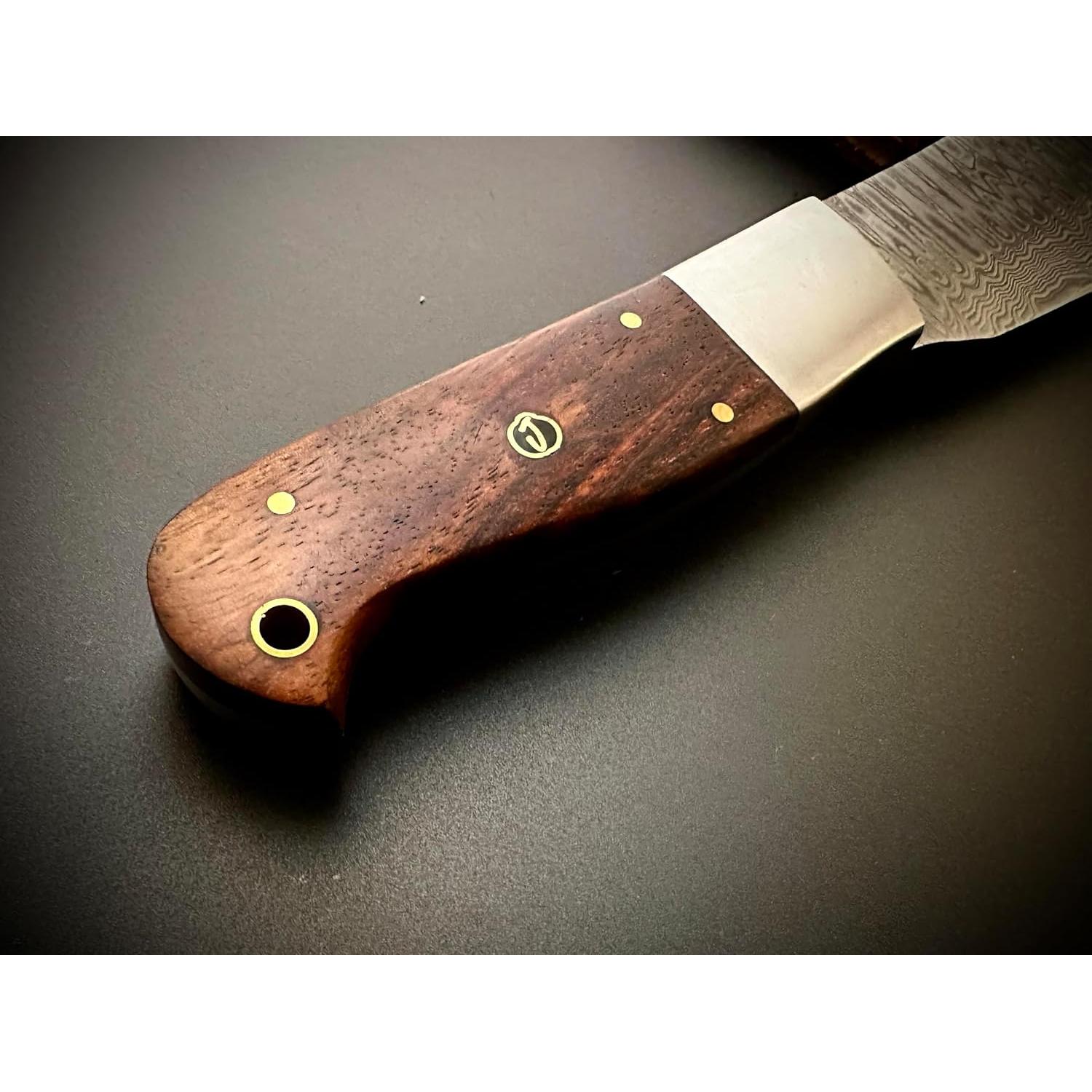 Machete Billhook Jayger de Acero Damasco 30.48 cm con Funda