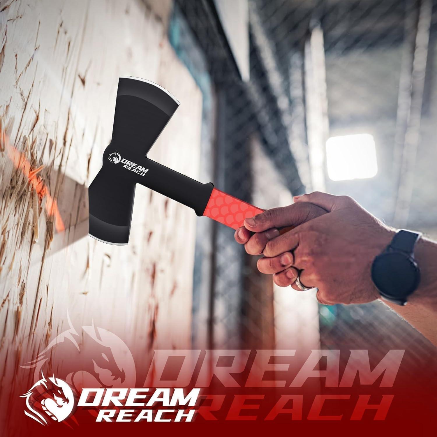 Juego de Hachas de Lanzamiento Dream Reach 3PCS Doble Cara