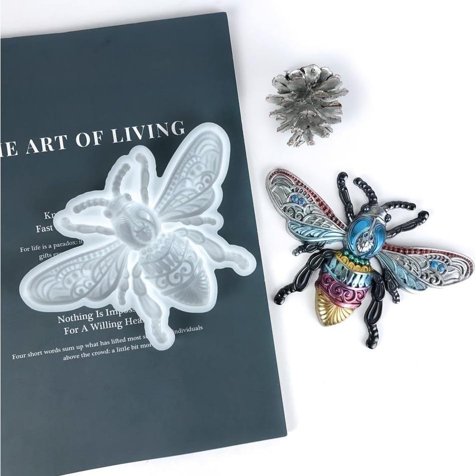 Molde de Resina Epóxica en Forma de Abeja Tone Fun 16.21x10.90cm