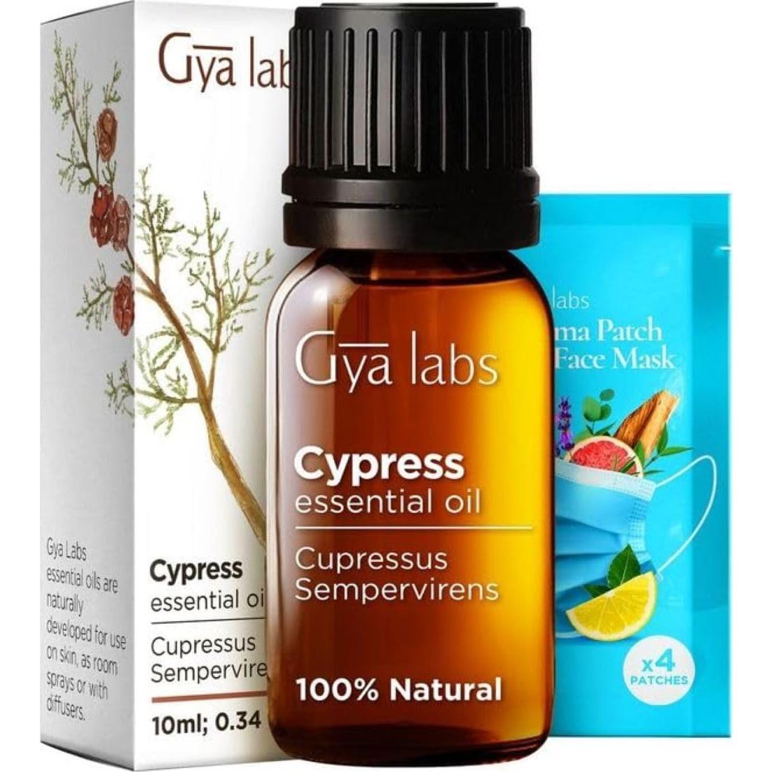 Set de Aceites Esenciales Gya Labs: Ciprés 10ml y Pera 30ml
