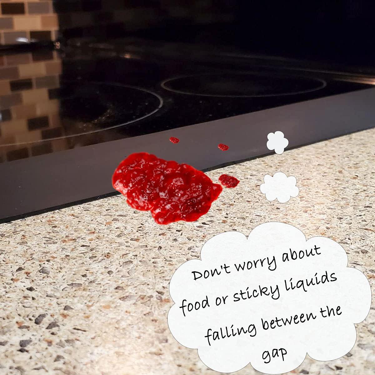 Cubierta de Grietas de Silicona HELESIN 53.34cm Negra - 2 Piezas