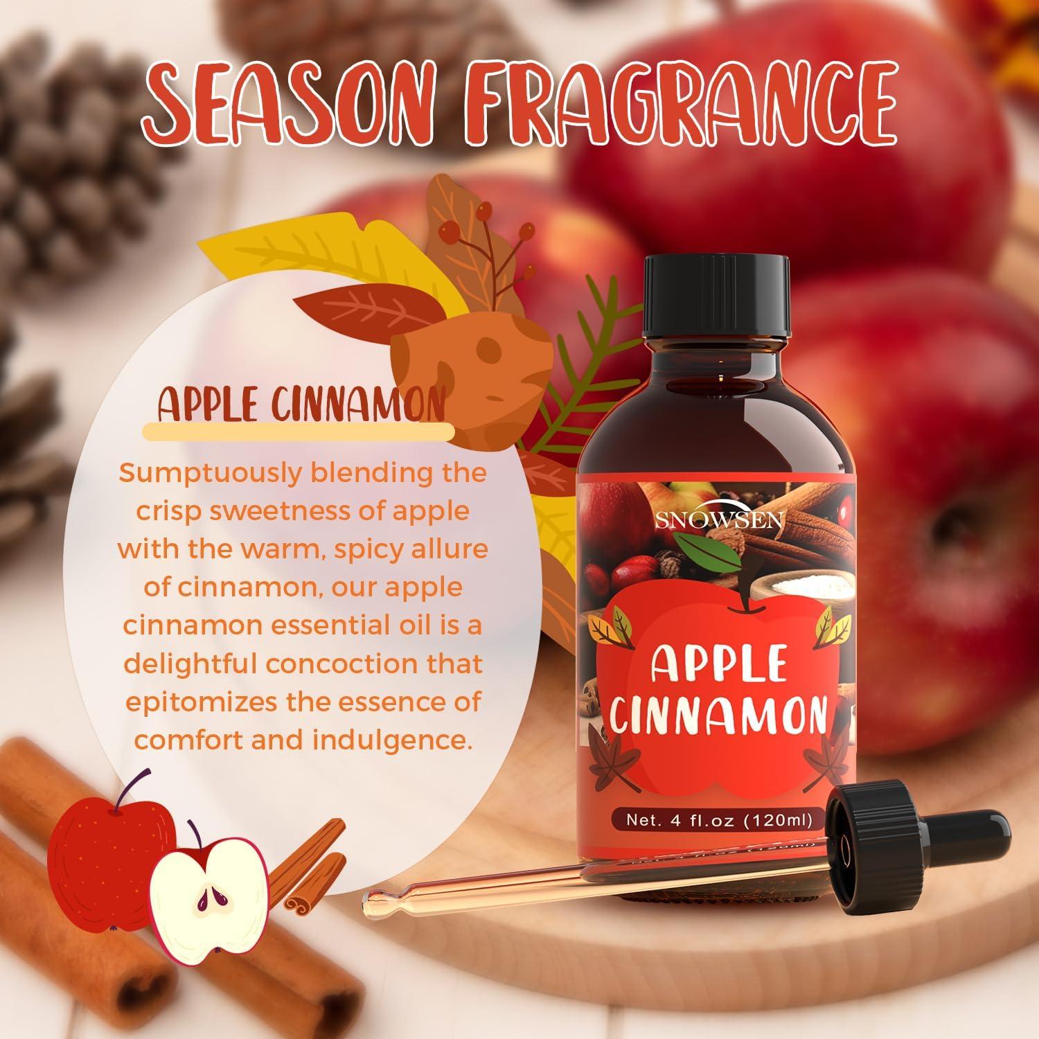 Aceite Esencial de Manzana y Canela 118 ml - SNOWSEN