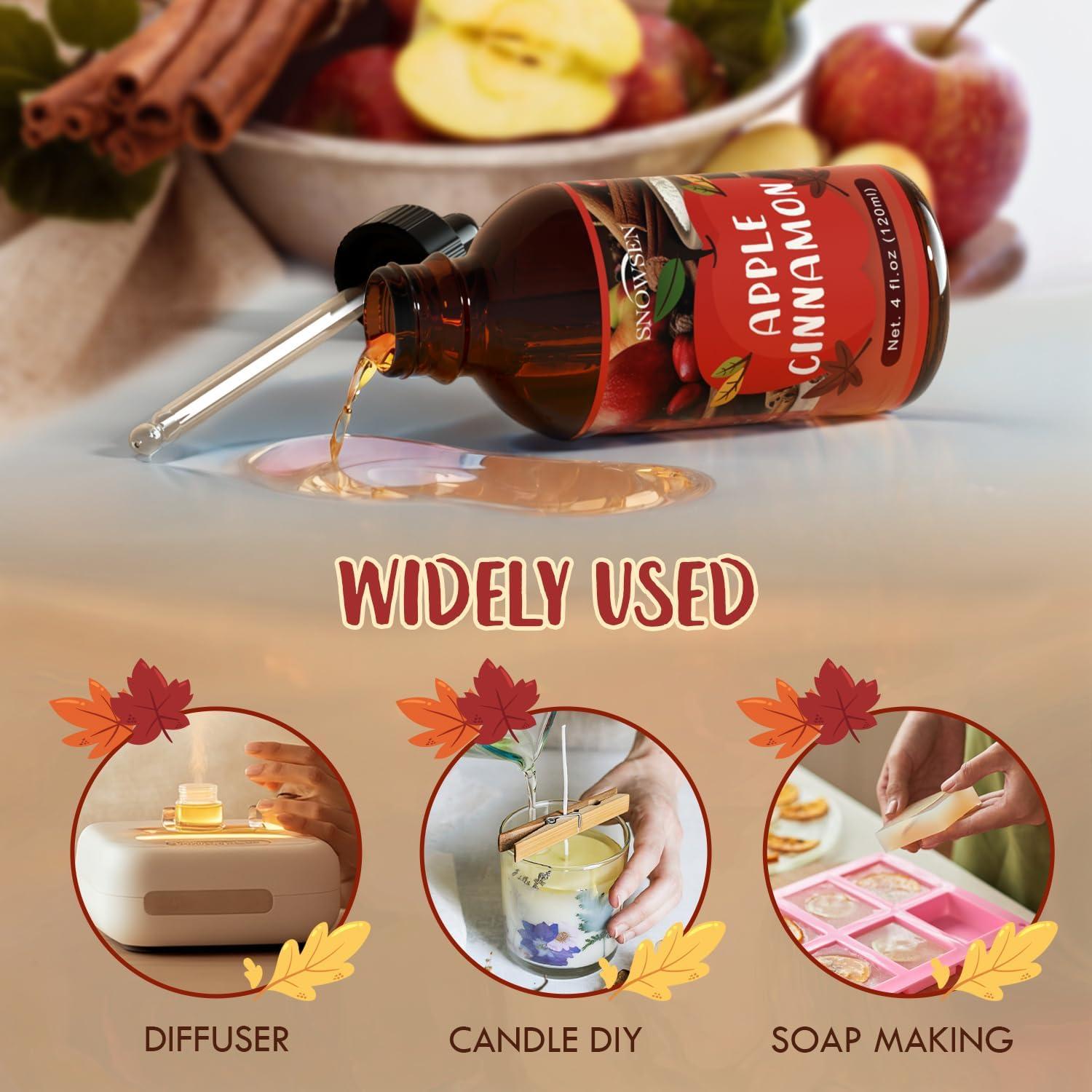 Aceite Esencial de Manzana y Canela 118 ml - SNOWSEN