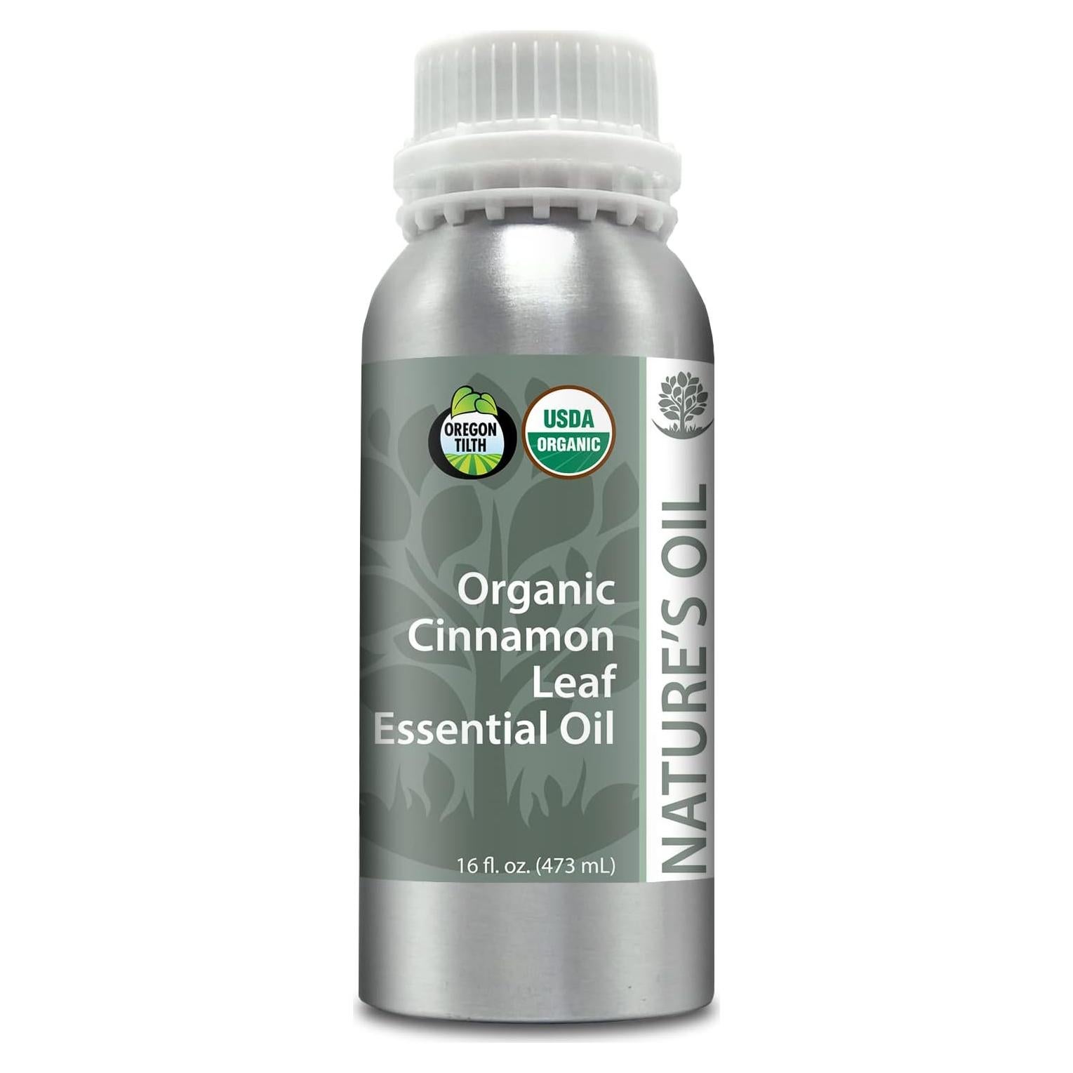 Aceite Esencial de Hoja de Canela Orgánico Nature's Oil 0.45Kg