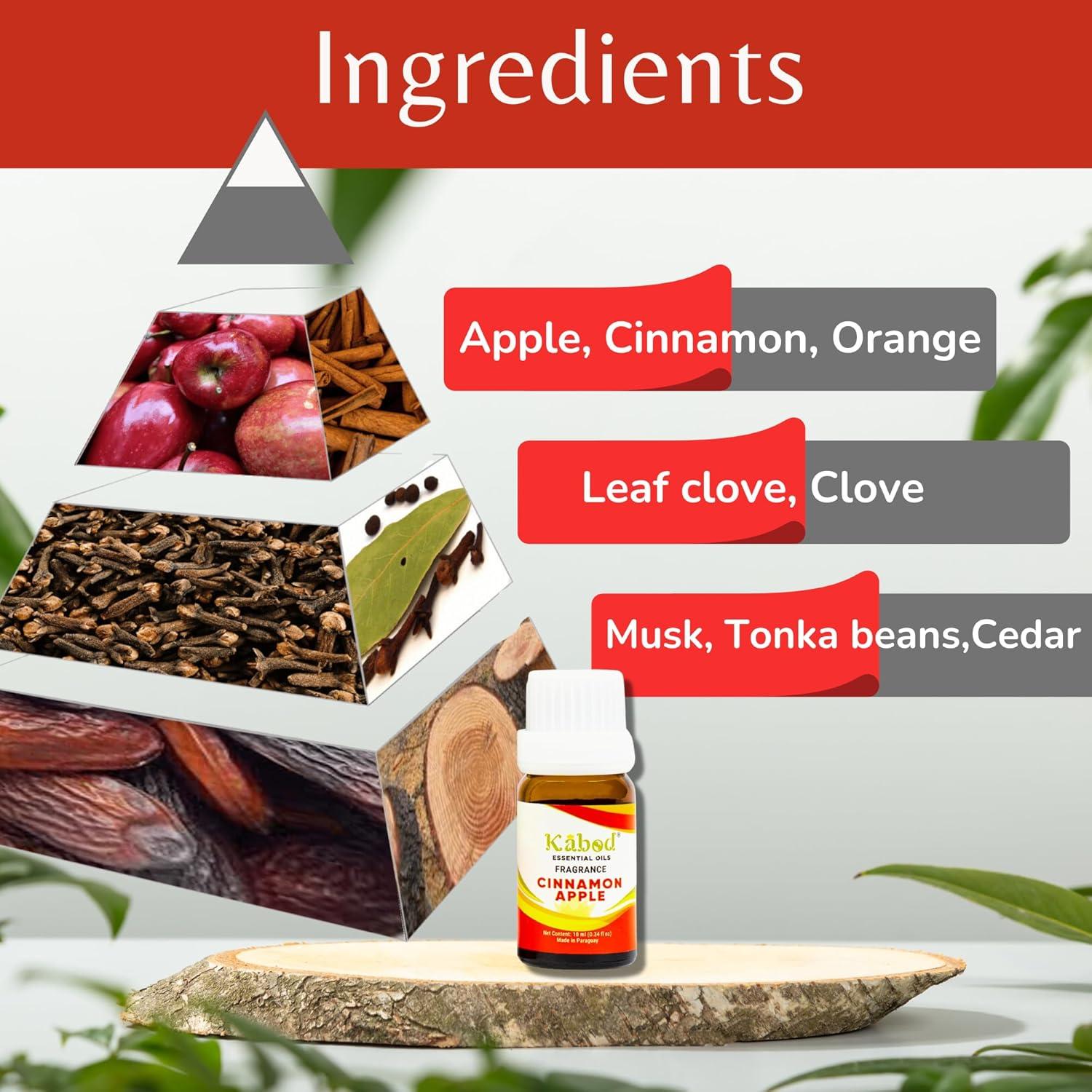 Aceite Esencial de Manzana Canela Kabod 10ml - Aromaterapia