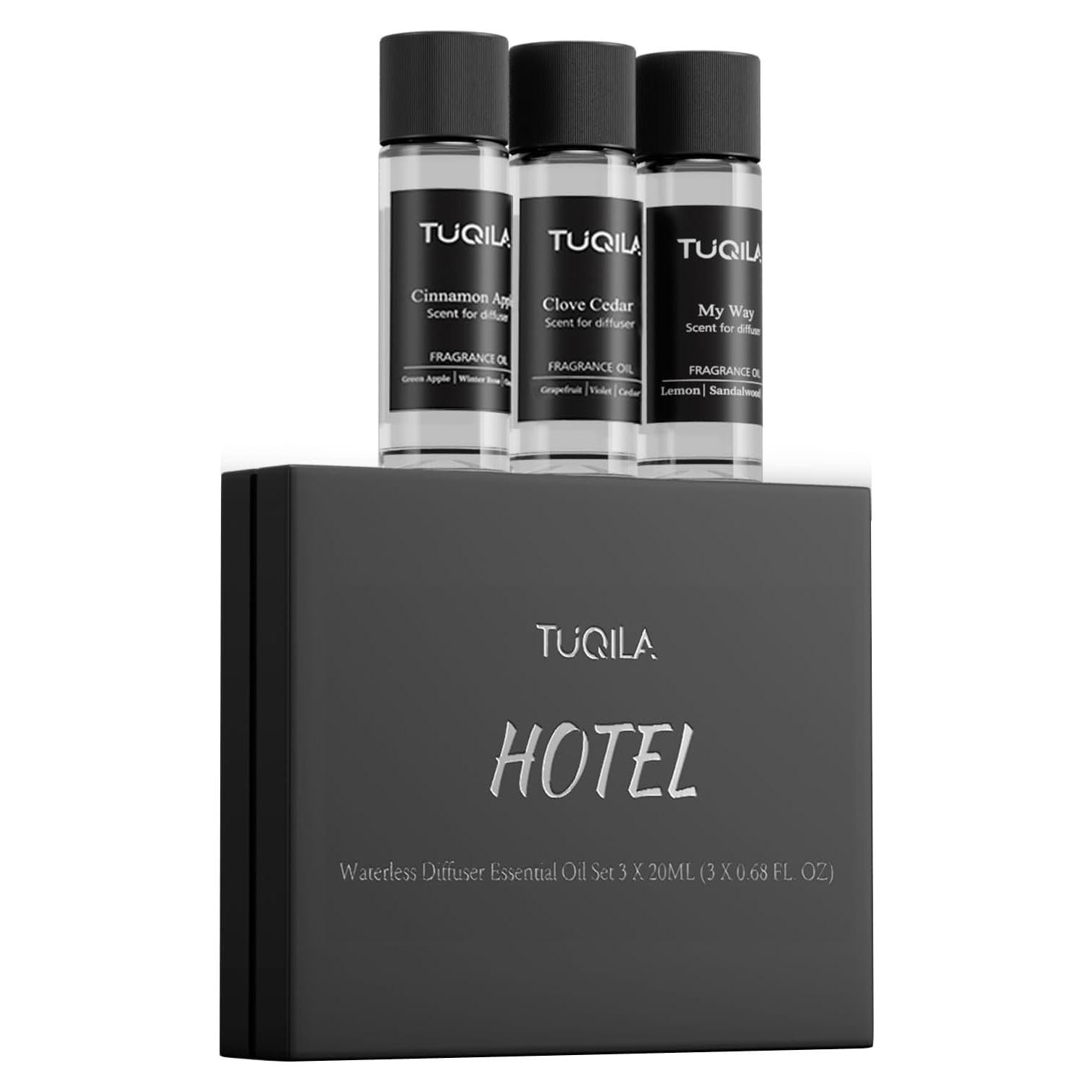 Juego de Aceites Esenciales de Lujo Tuqila 3x20mL Aromaterapia