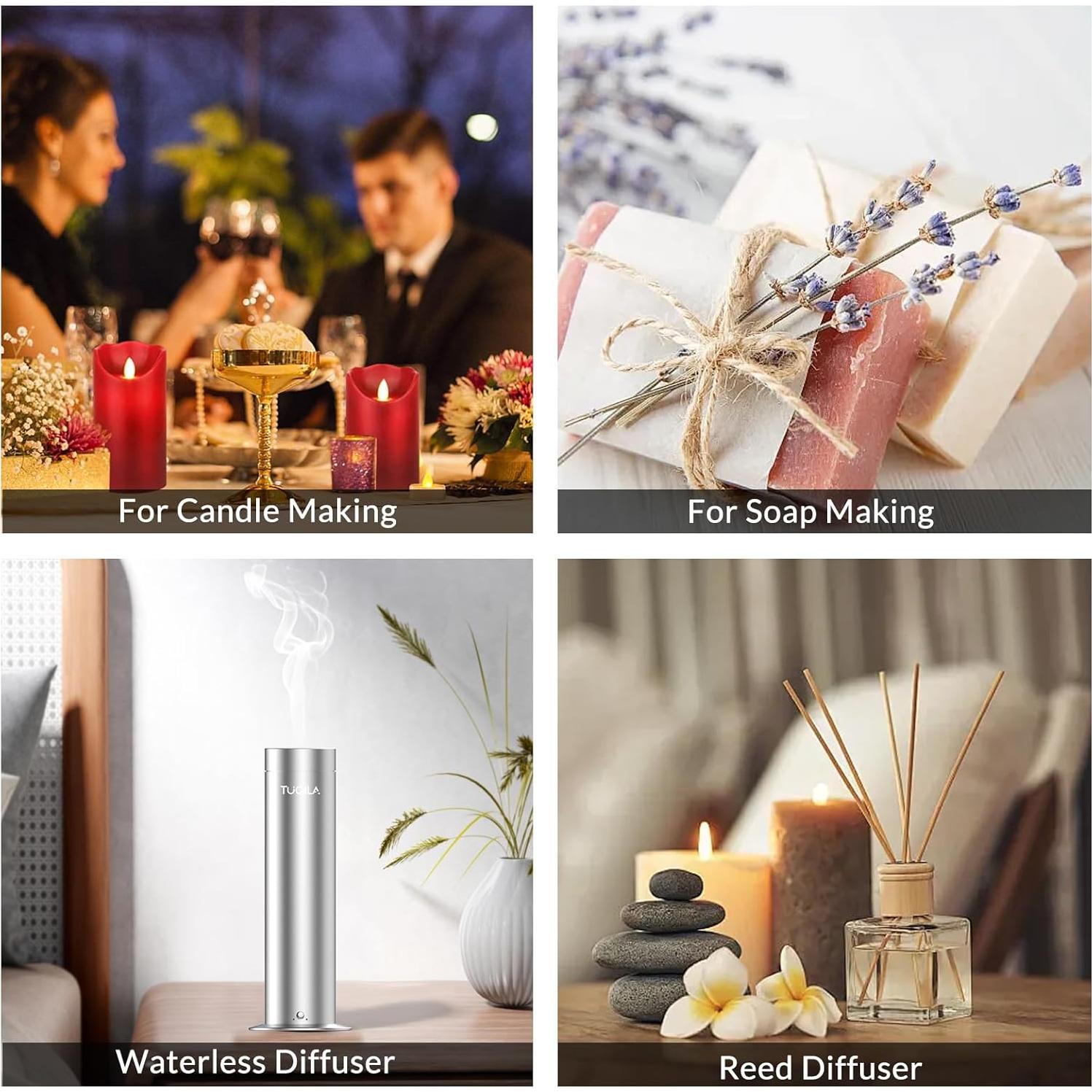 Juego de Aceites Esenciales de Lujo Tuqila 3x20mL Aromaterapia