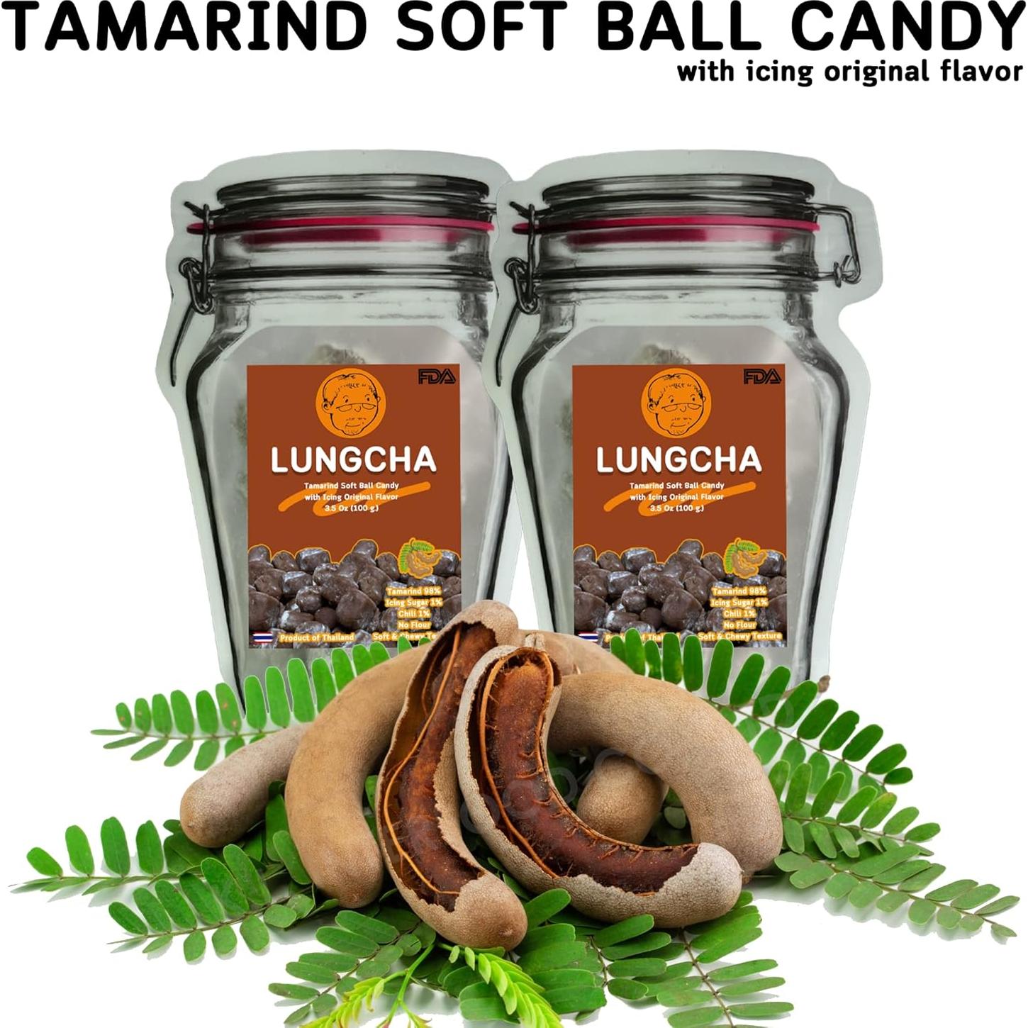 Dulce Picante de Tamarindo Lungcha 200 g Sin Semillas