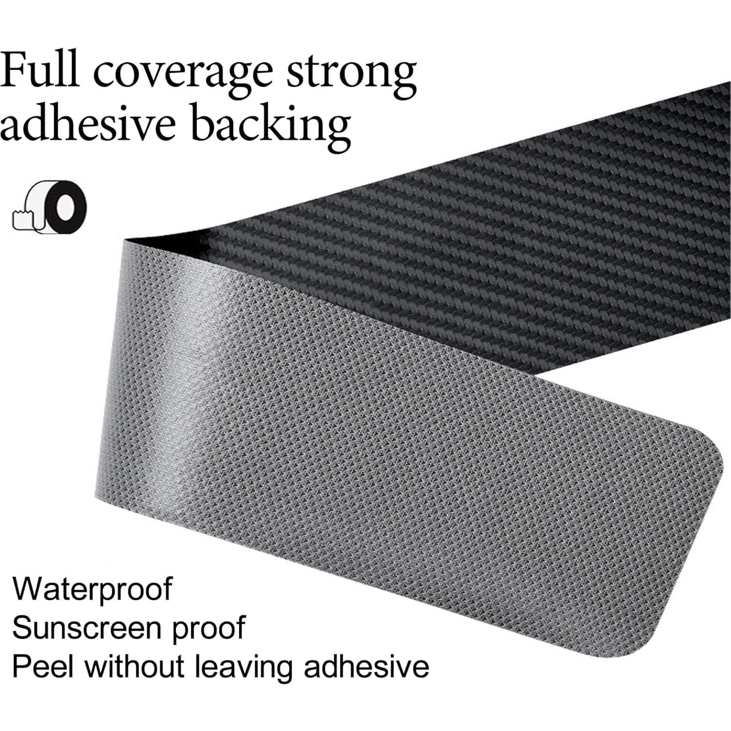 Protectores de umbral de puerta HOCHESLO fibra carbono 5 piezas